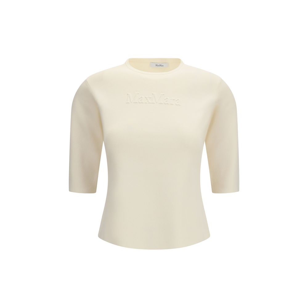 Beige Viscose T-Shirt