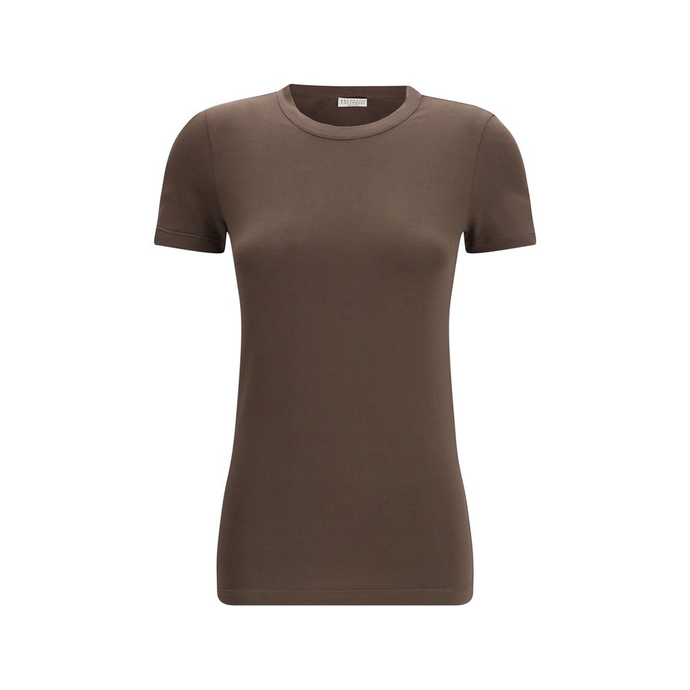 Brown Cotton T-Shirt
