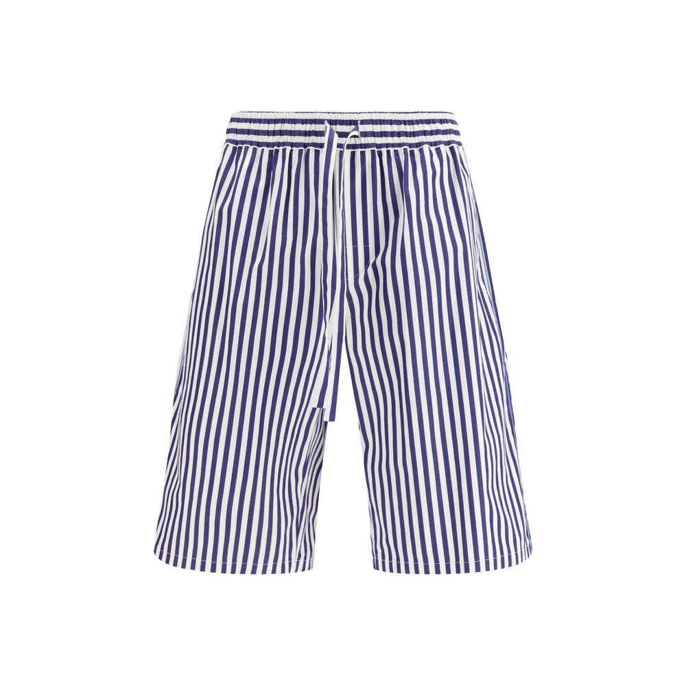 Multicolor Cotton Bermuda Shorts