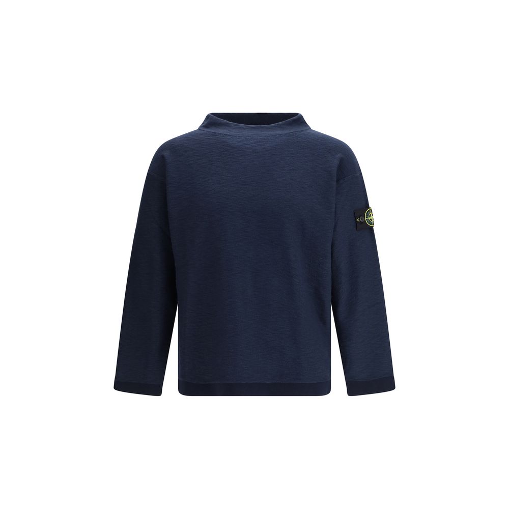 Blue Cotton Sweatshirt