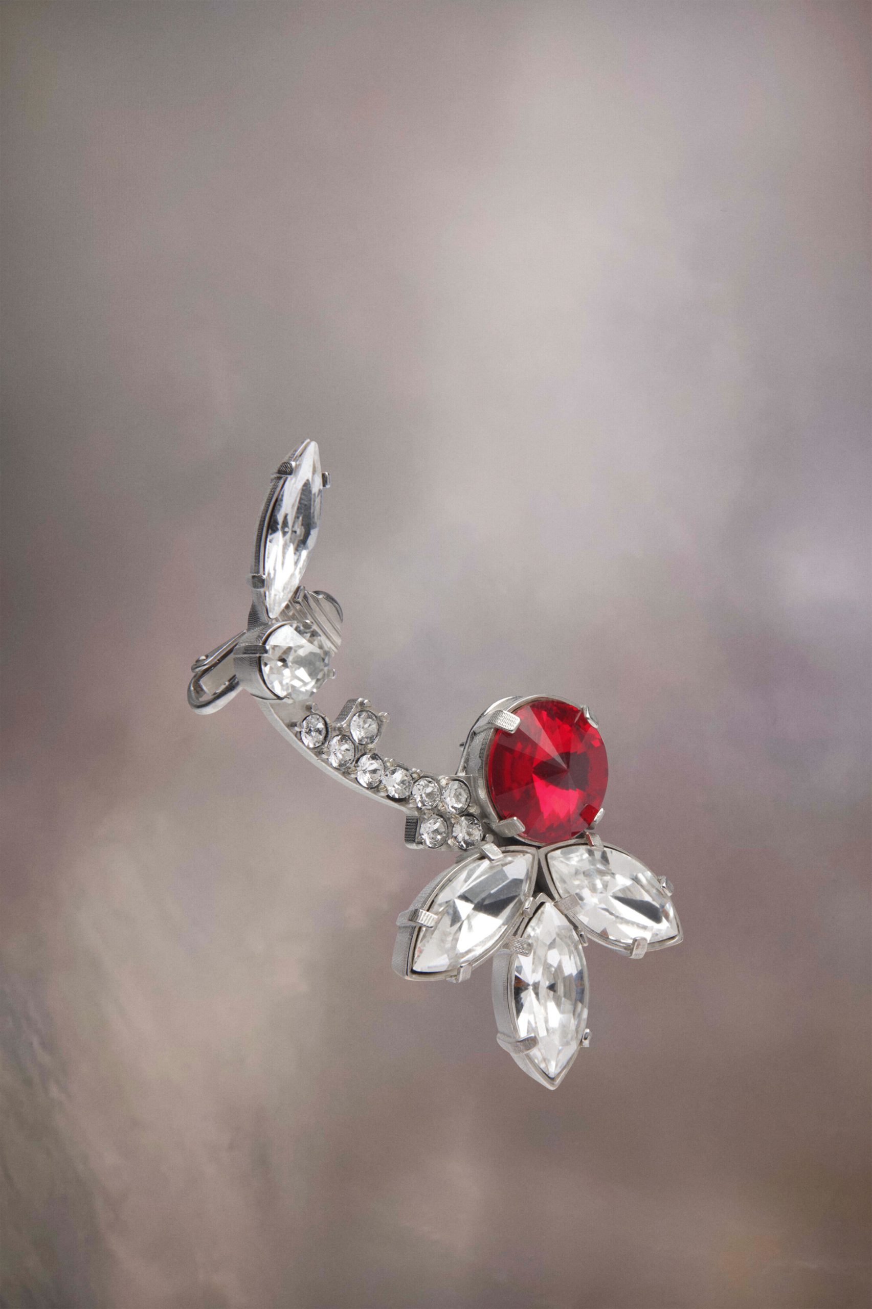 Bicolor Fibres Earrings