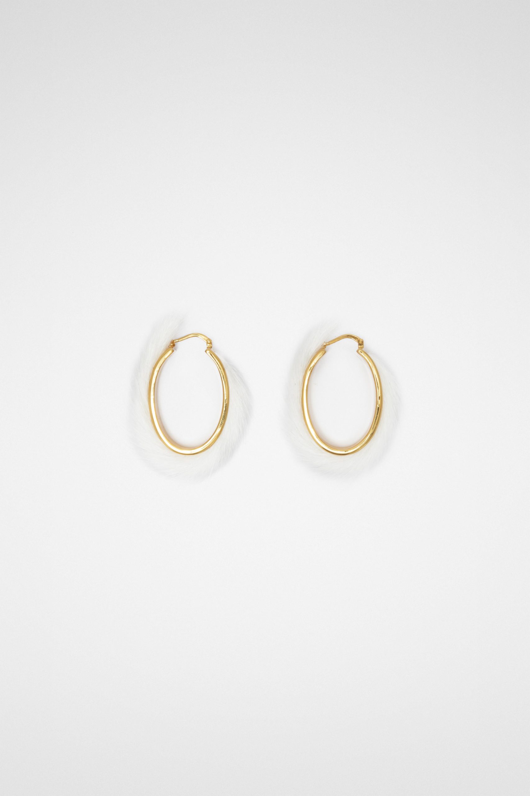Gold Fibres Earrings