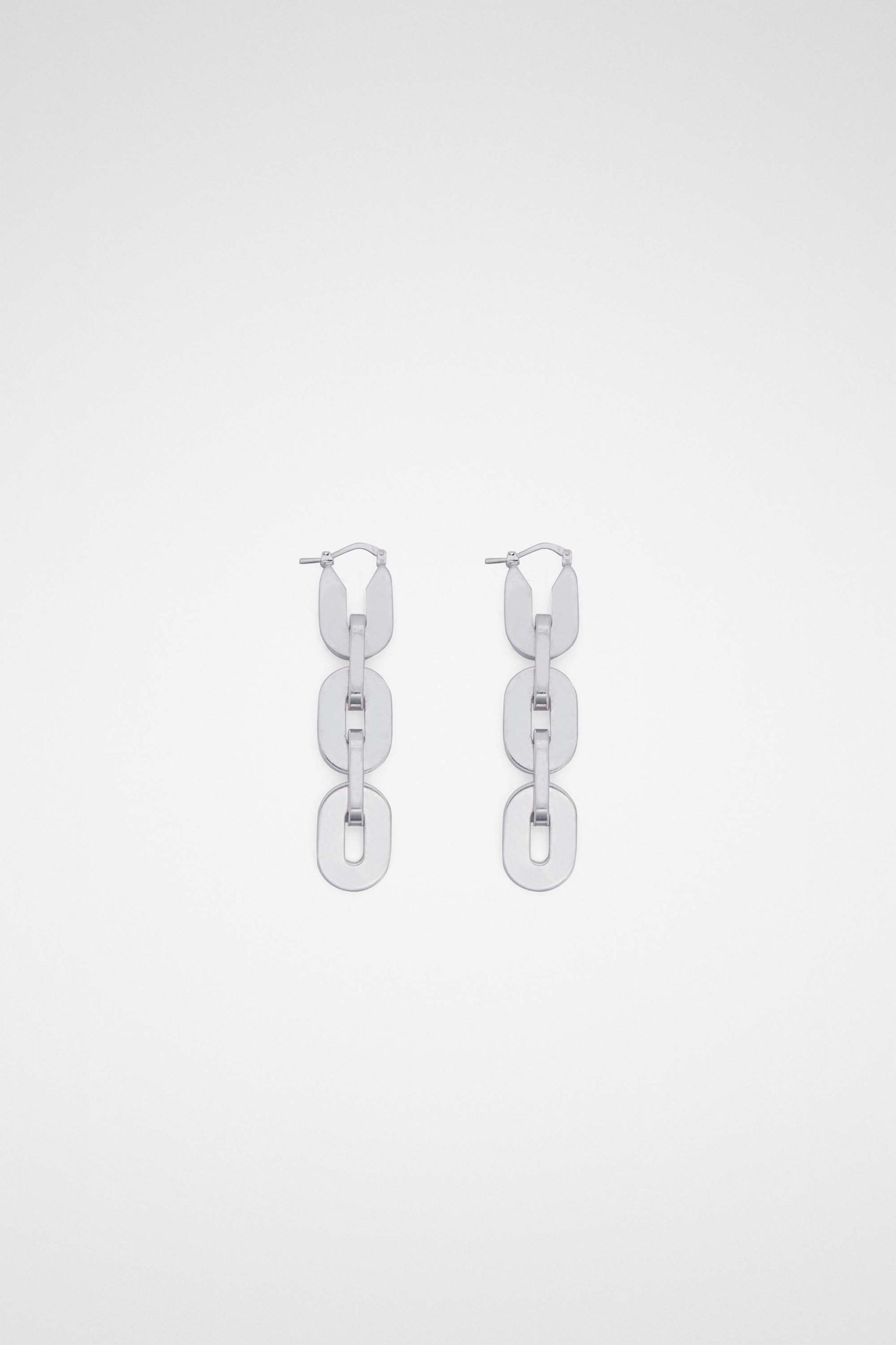 Silver Fibres Earrings