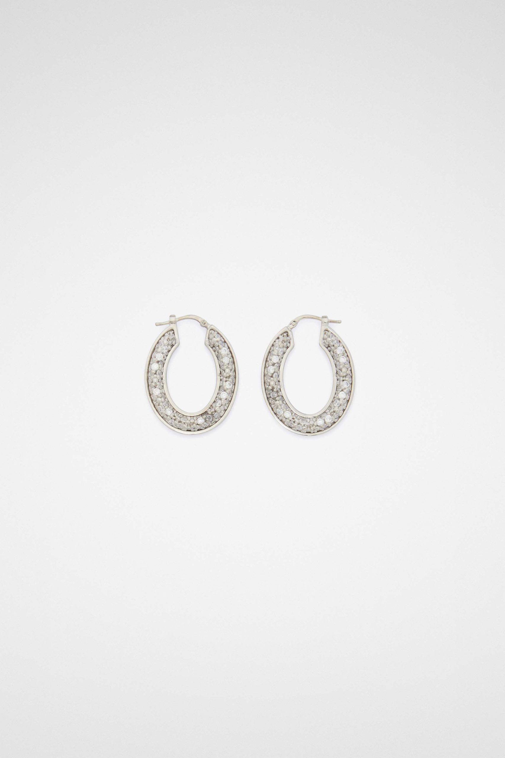 Silver Fibres Earrings