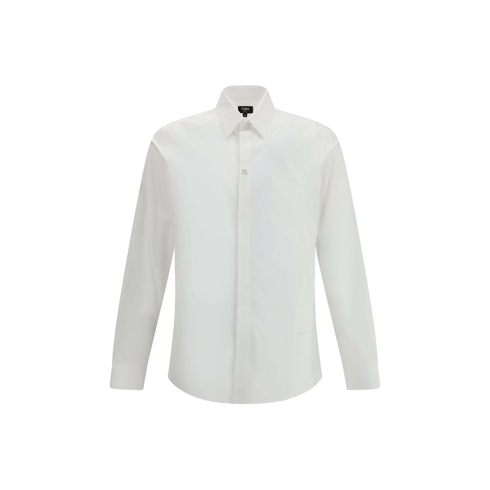 White Cotton Dress Shirt