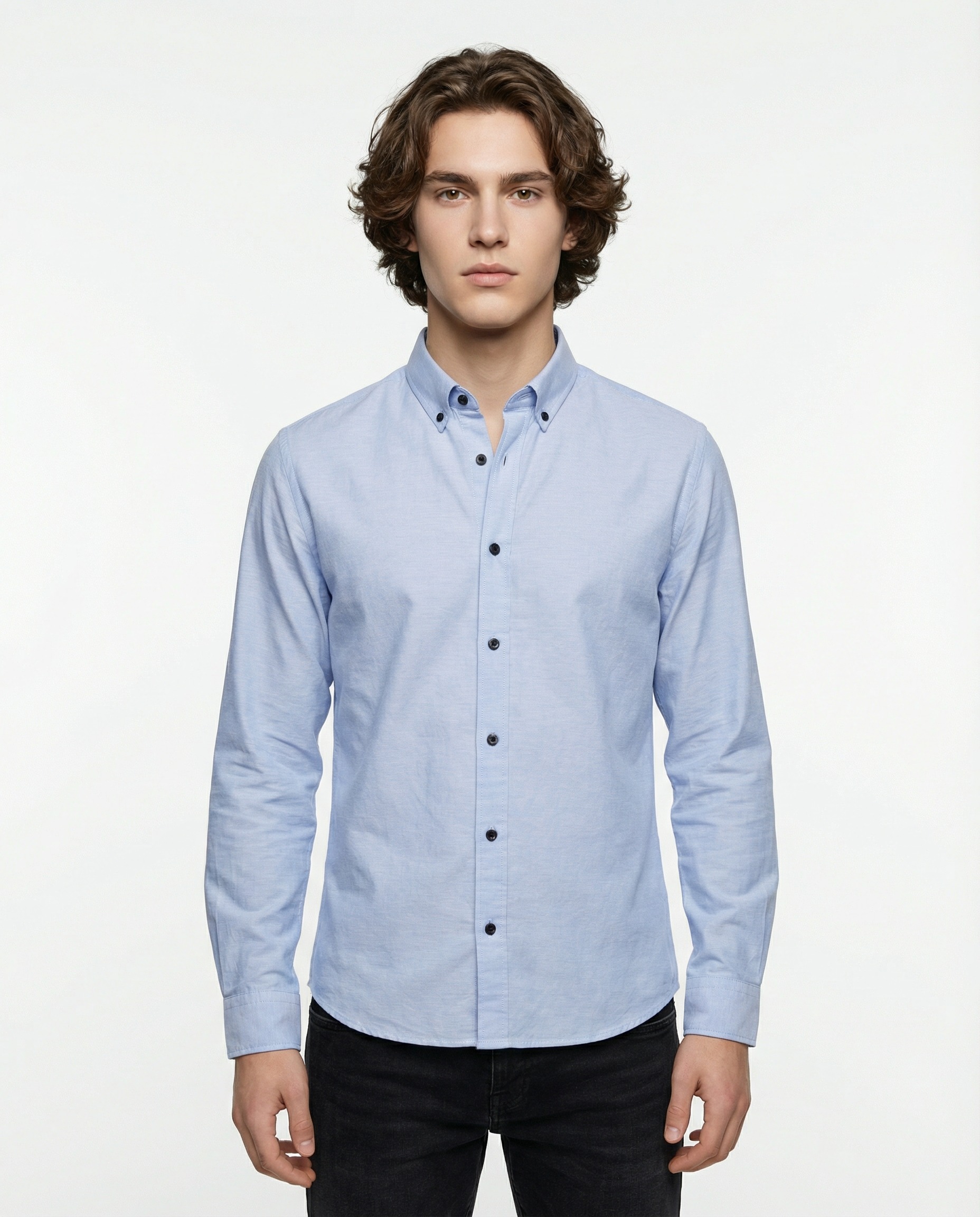 Blue Cotton Shirt