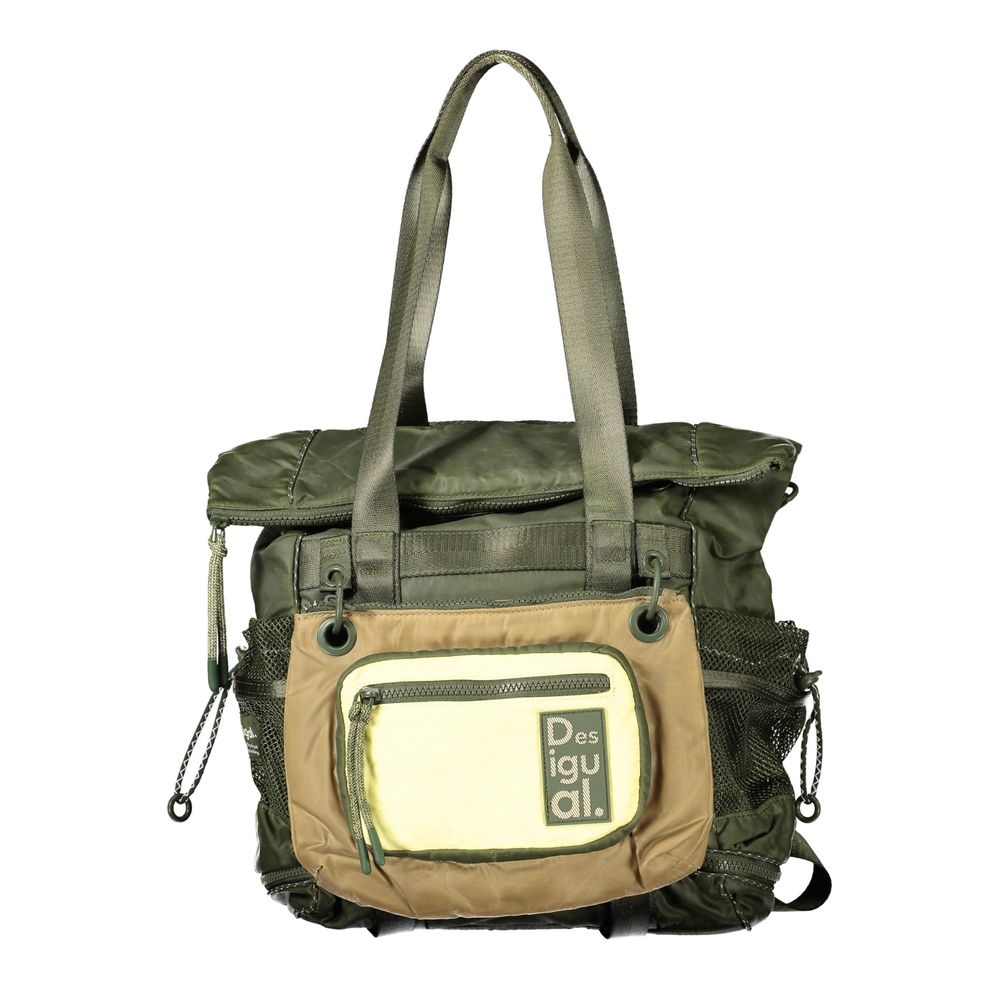 Desigual Verde Polyester Woman Women's Backpack