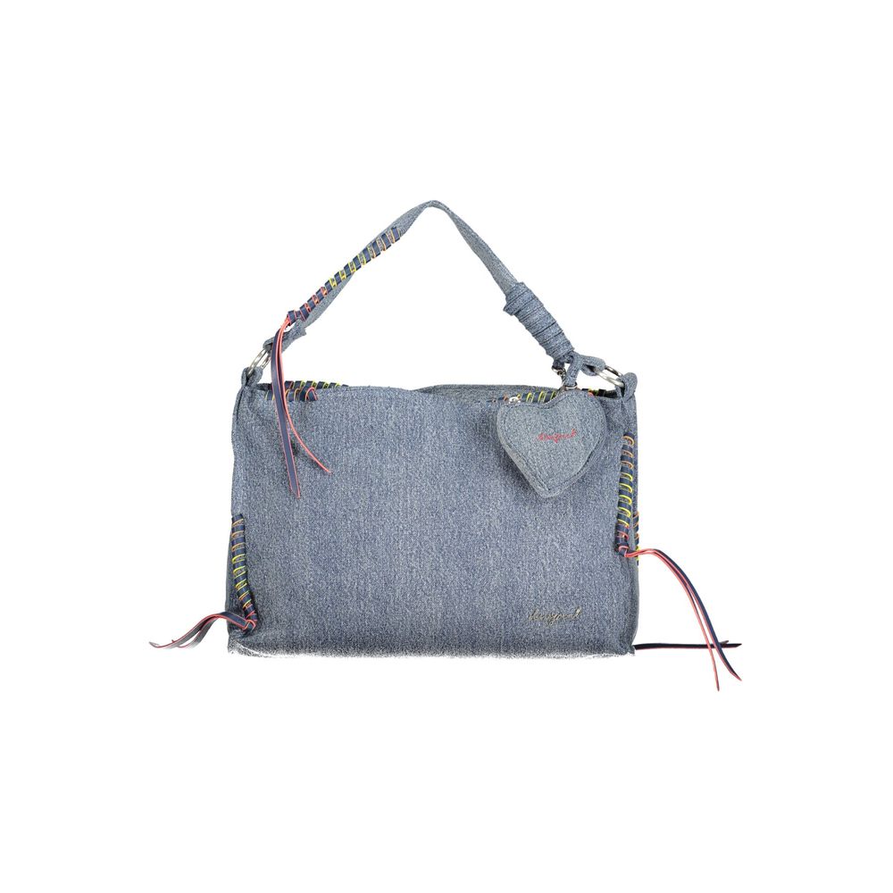 Azzurro Cotton Women Handbag