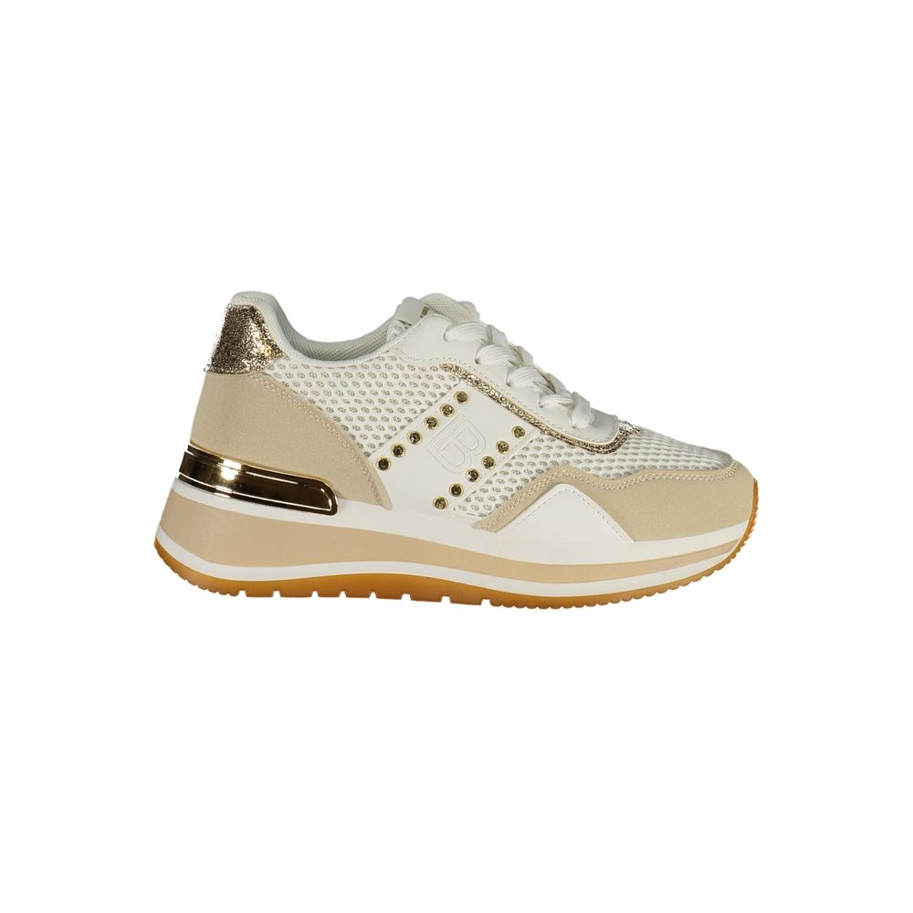 Bianco Polyurethane Women Sneaker