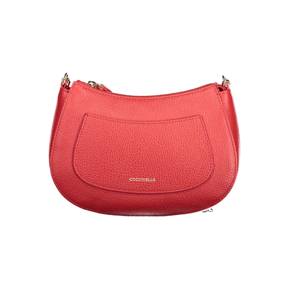 Red Leather Women Handbag