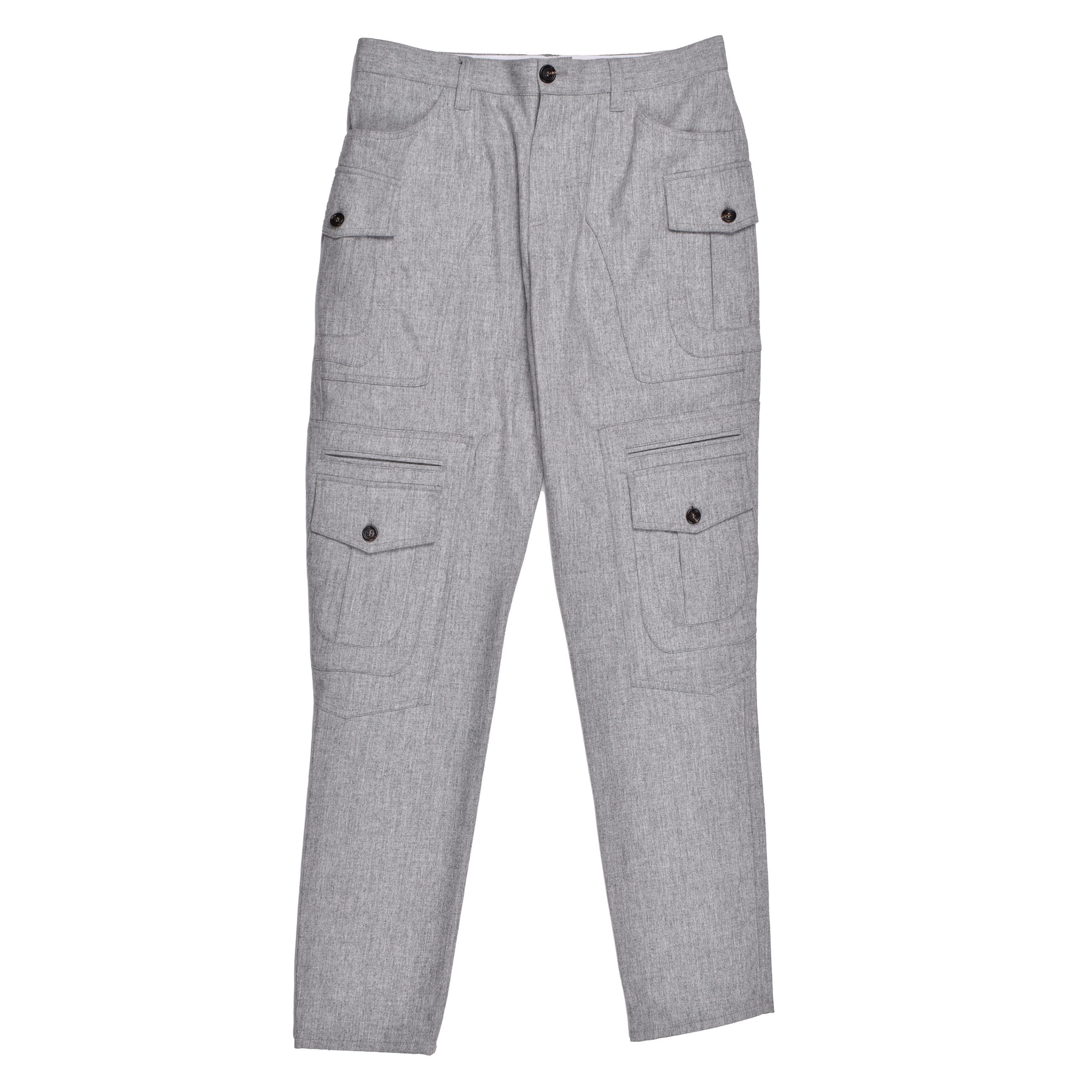 Pearl Wool Cargo Pants