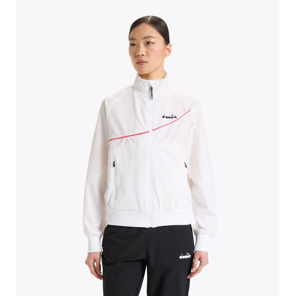 White Polyamide Shell Jacket