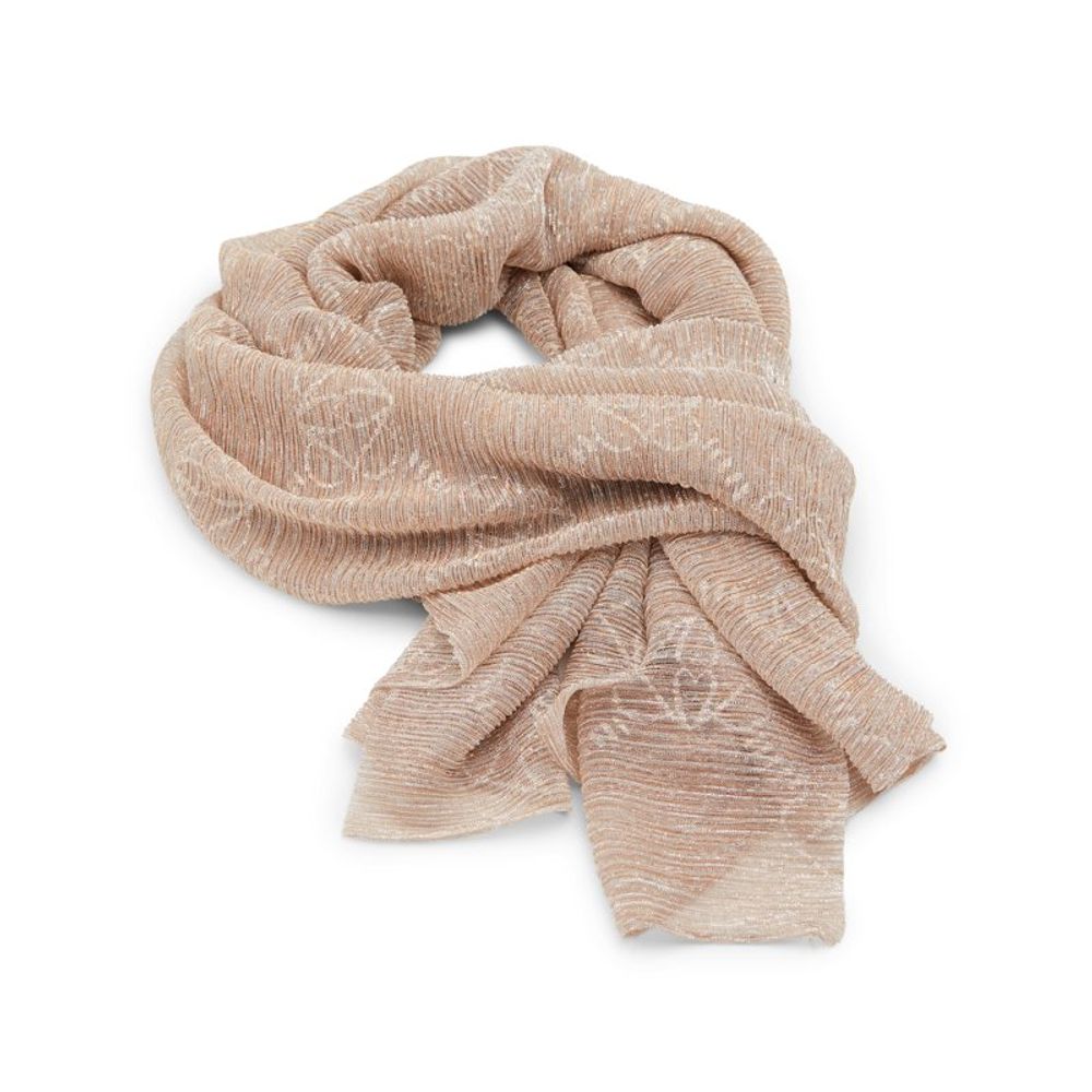 Rose Gold Polyacrylic Foulard