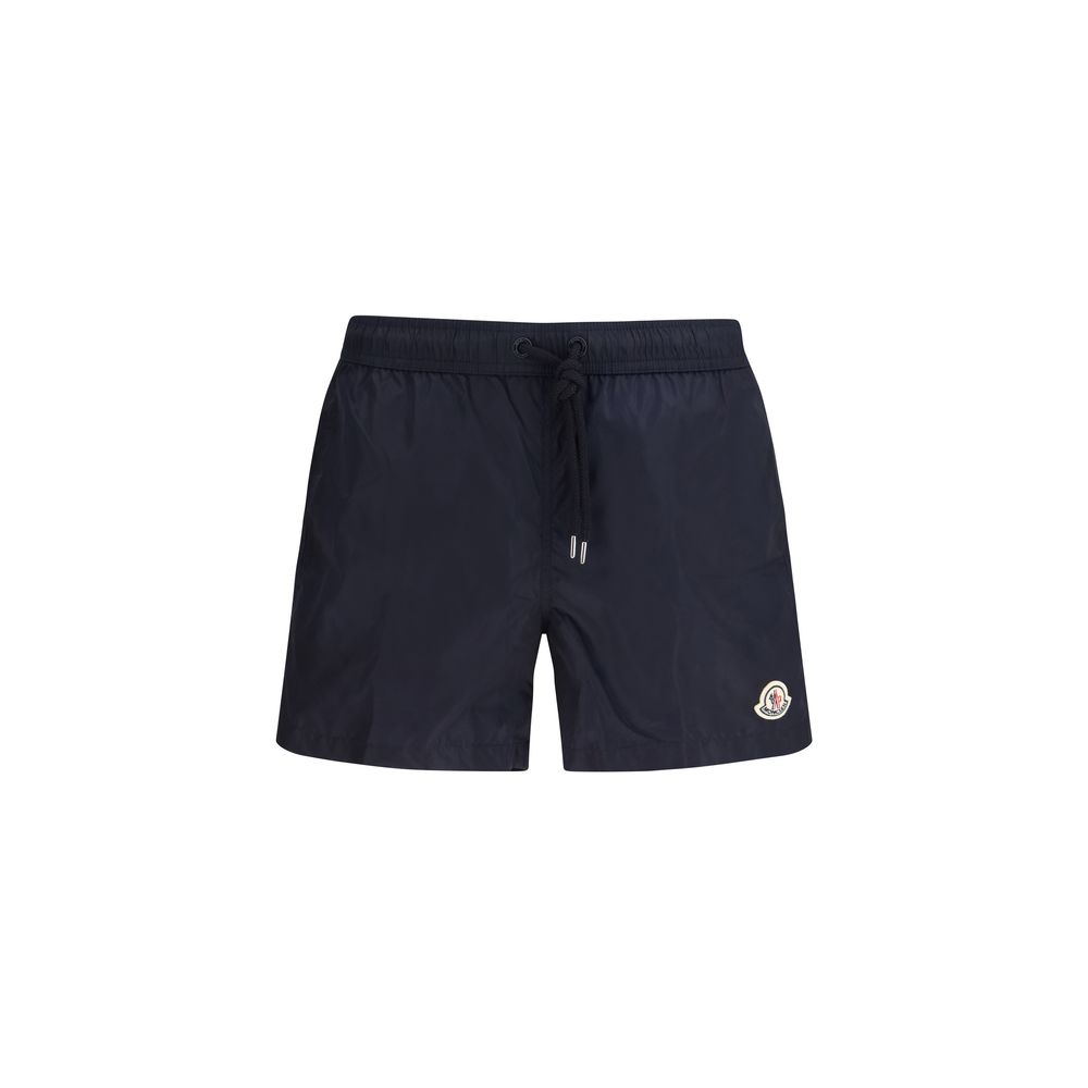 Blue Polyamide Short And Mini Shorts