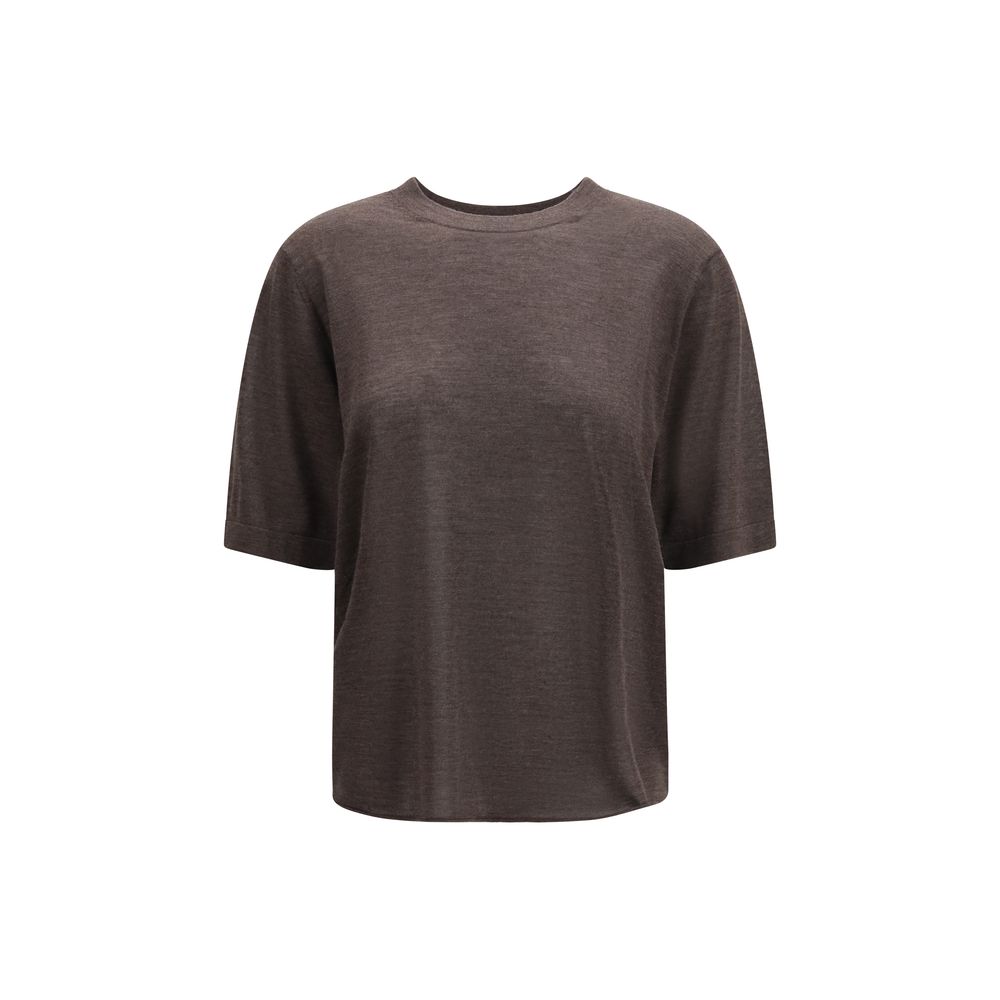 Brown Cashmere T-Shirt