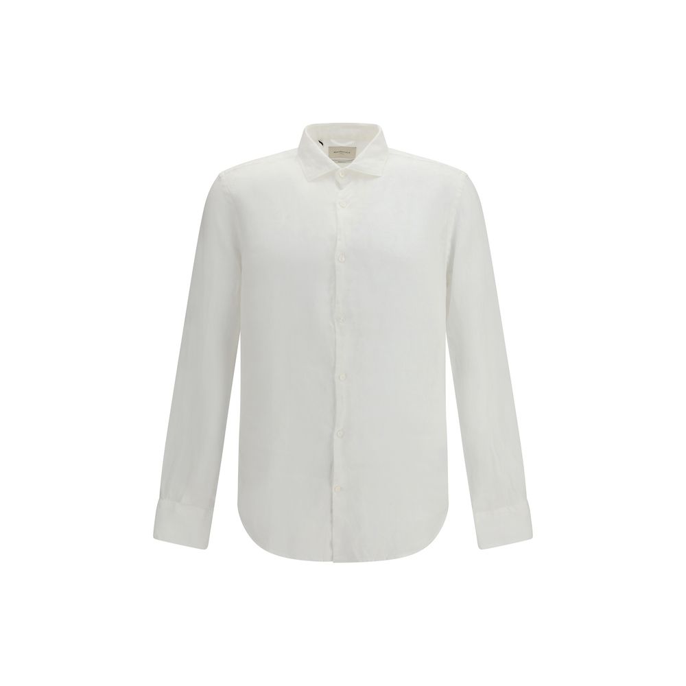 White Linen Dress Shirt