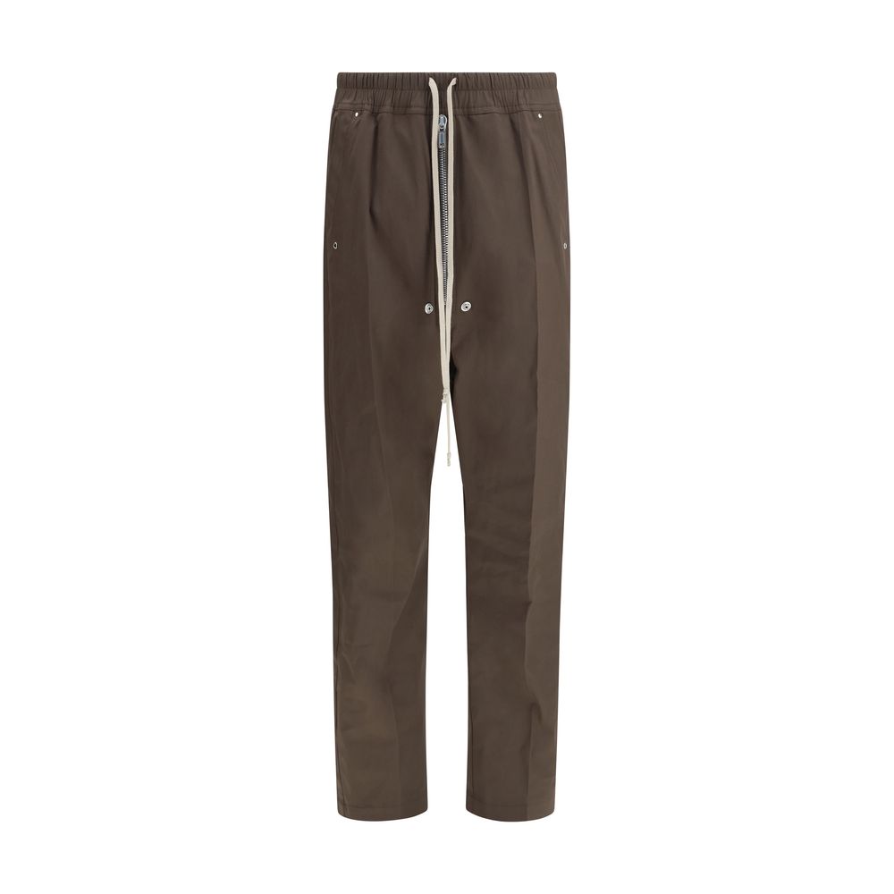 Brown Cotton Cargo Pants