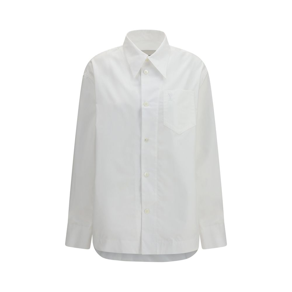 White Cotton Dress Shirt