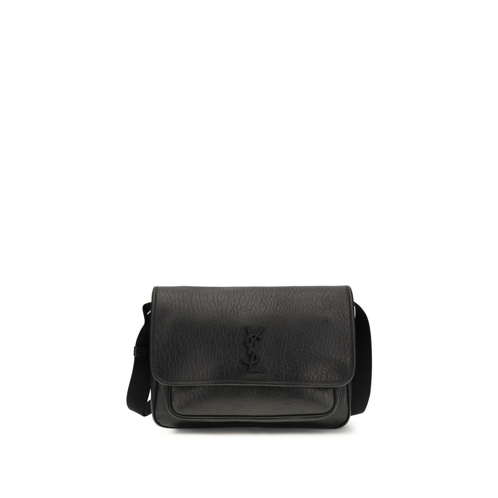 Black Calf Leather Bos Taurus Shoulder Bag