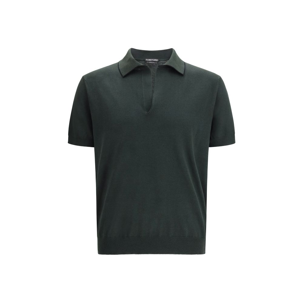 Bicolor Cotton Polo Shirt
