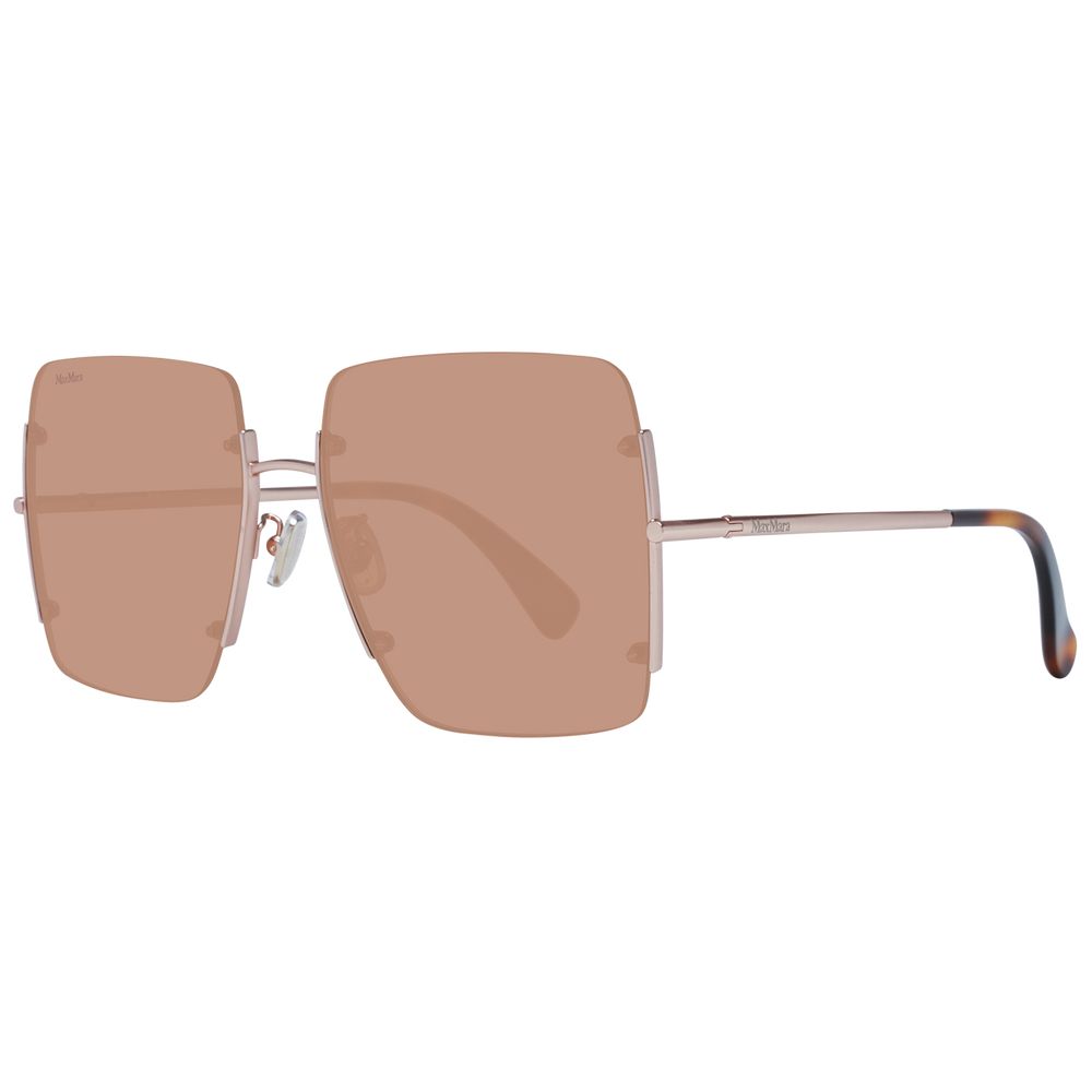 Rose Gold Metal Sunglasses
