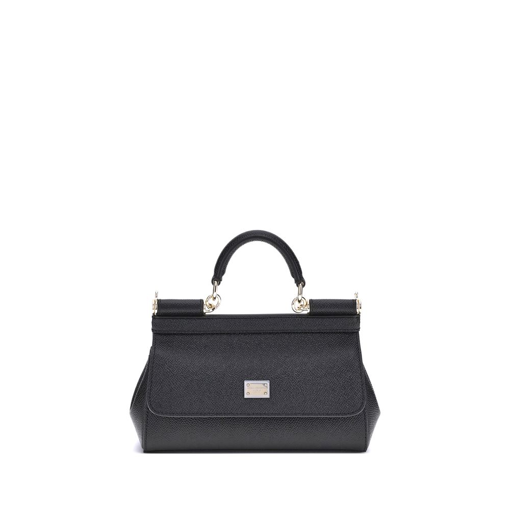 Black Calf Leather Bos Taurus Handbag