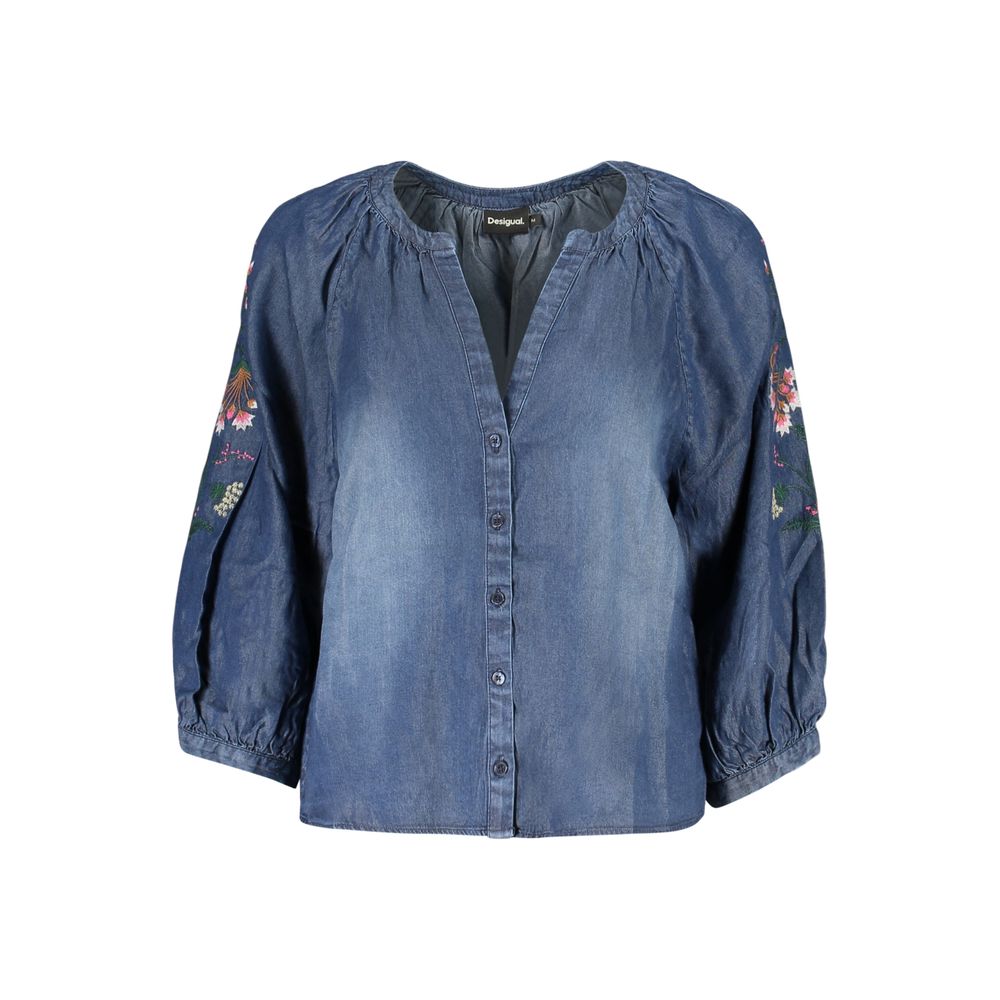Blue Lyocell Women's Shirt