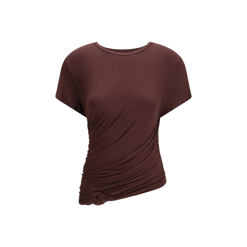 Brown Cotton T-Shirt