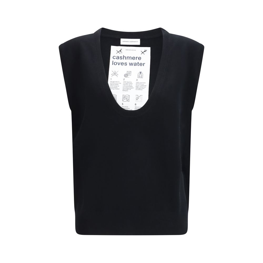 Black Elastane Sweatshirt