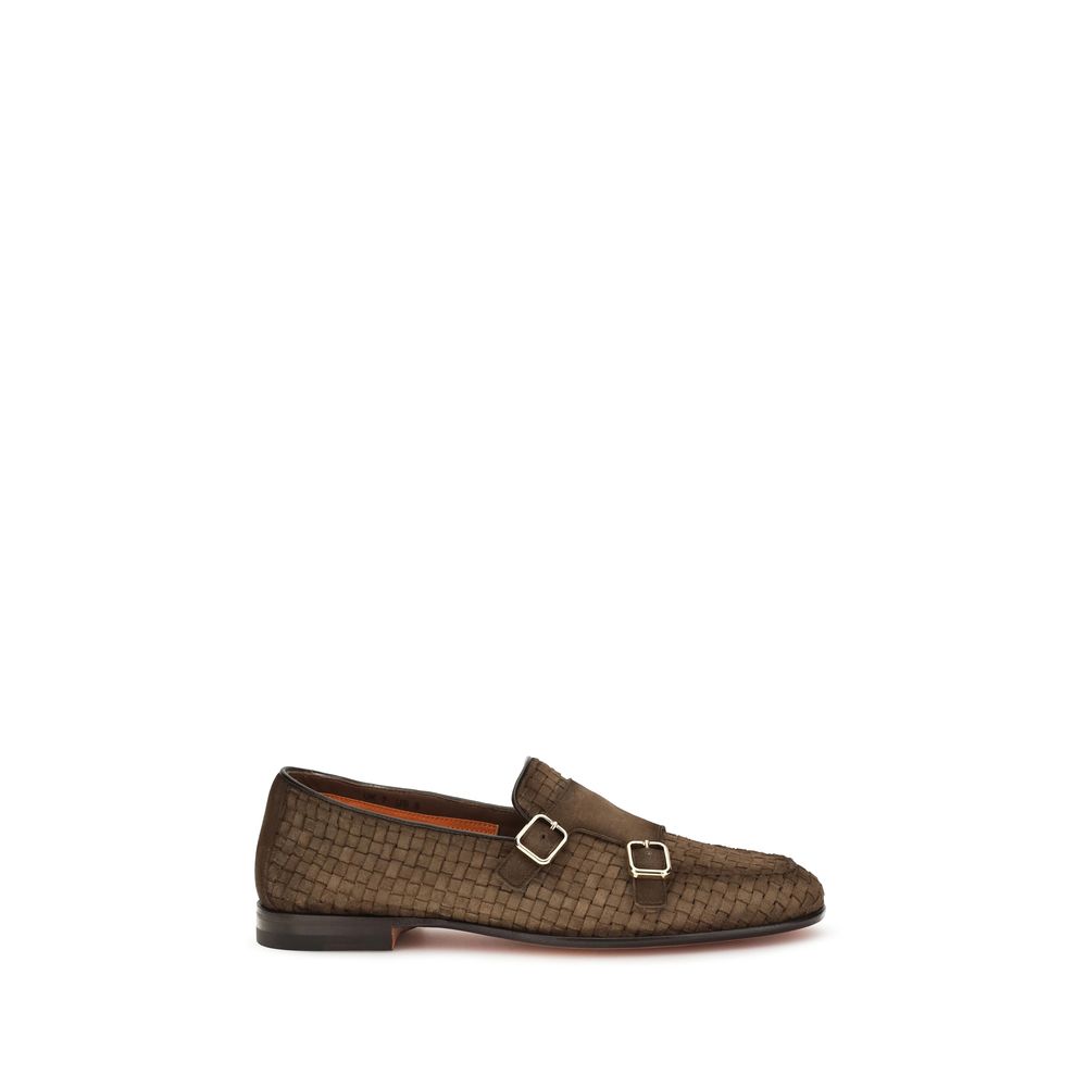 Brown Calf Leather Bos Taurus Slip-On Loafers