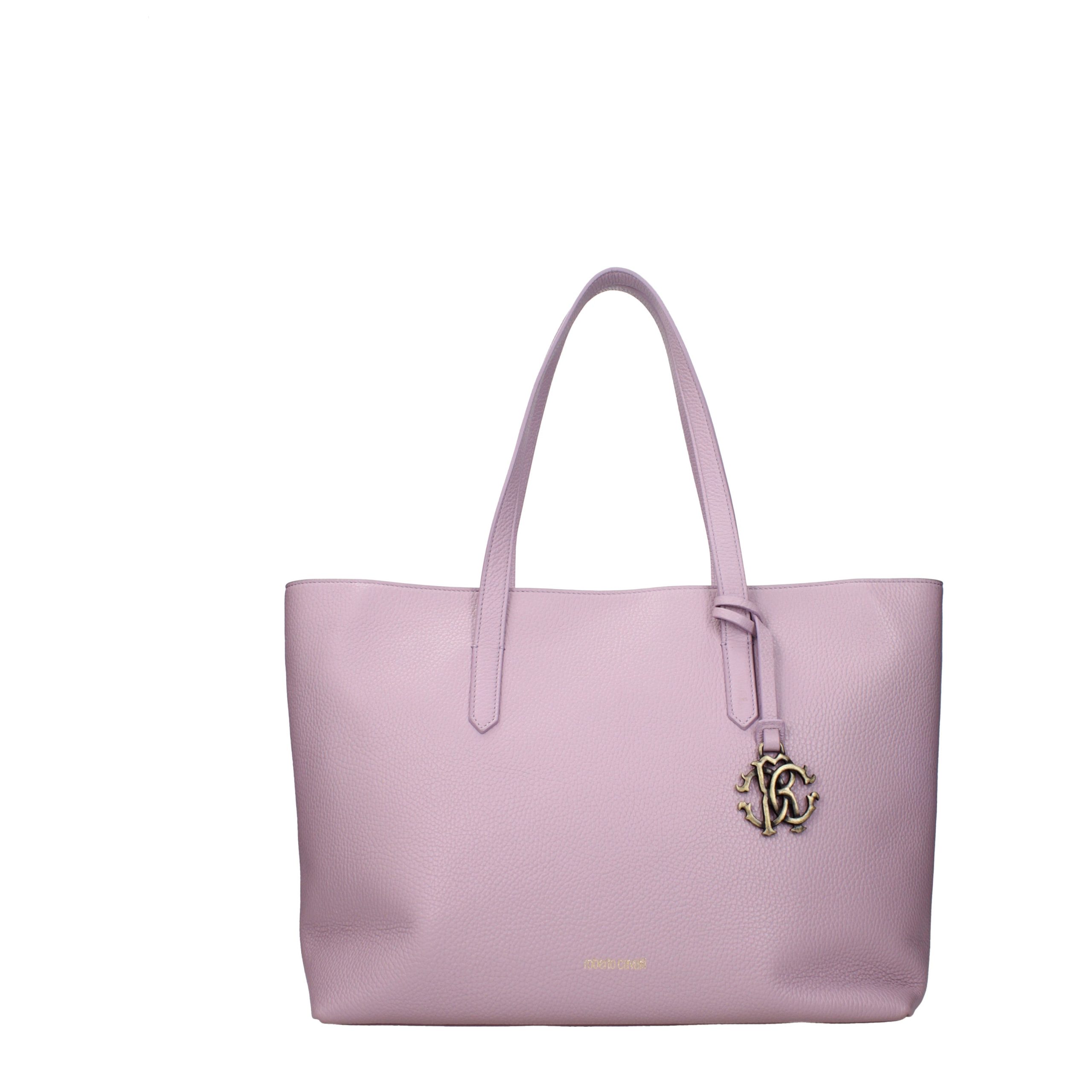 Pink Leather Shoulder Bag