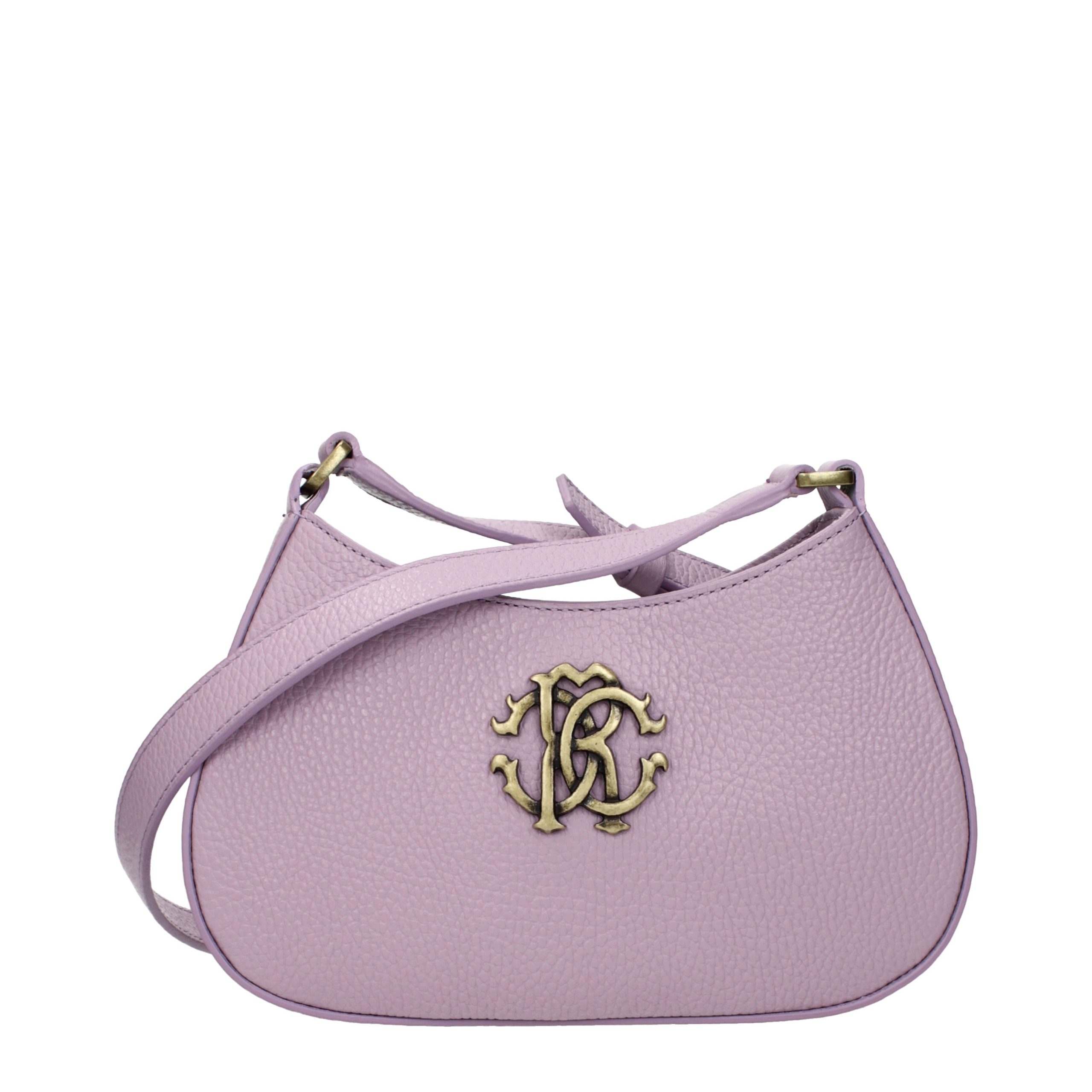 Pink Leather Crossbody Bag