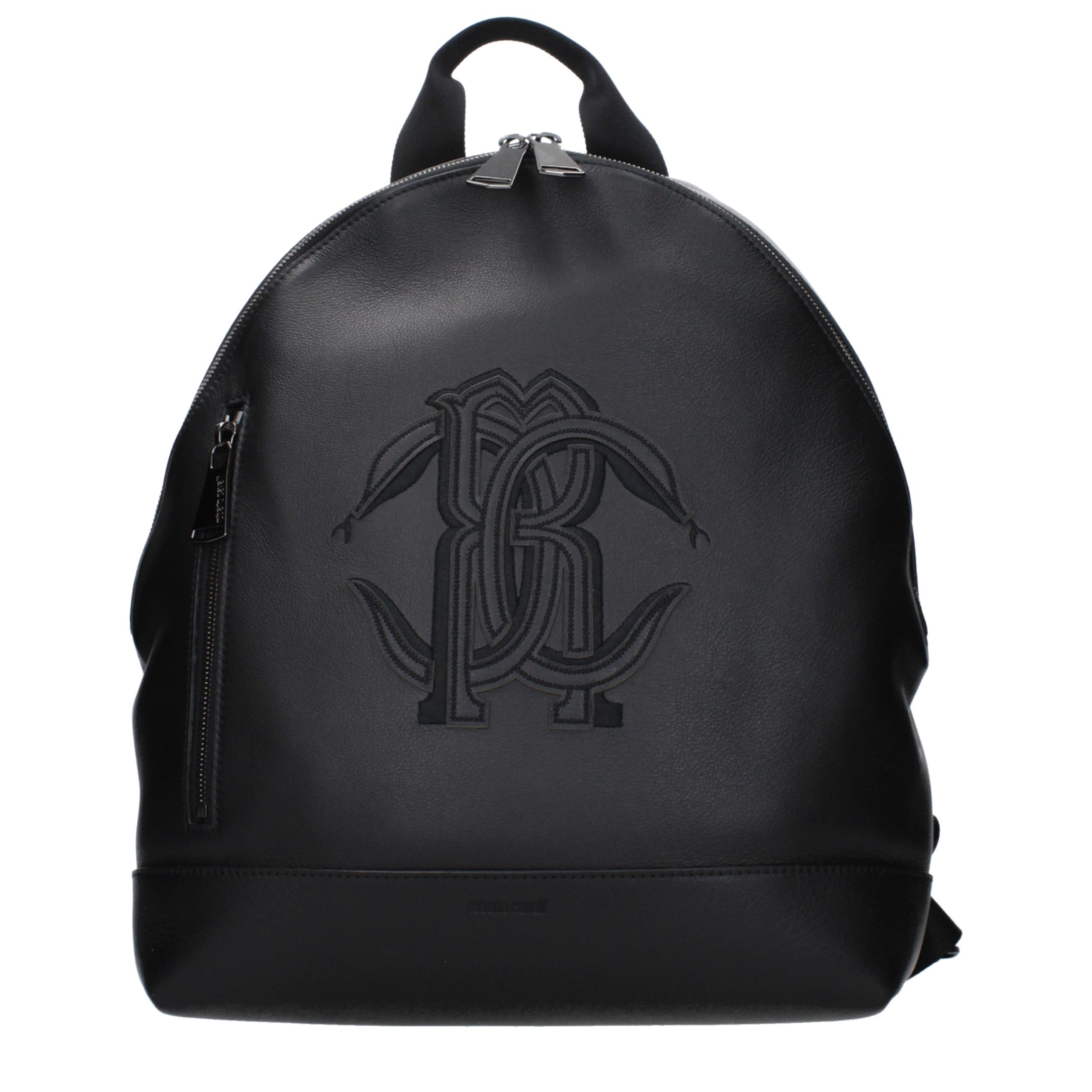 Black Leather Backpack
