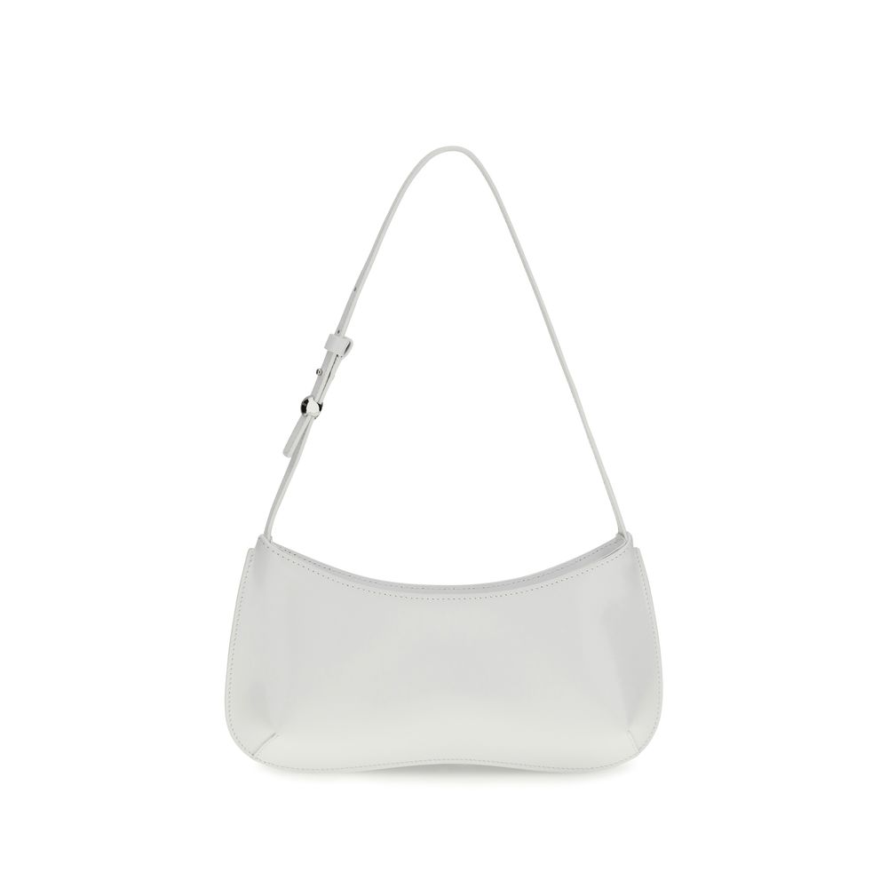 White Calf Leather Bos Taurus Shoulder Bag