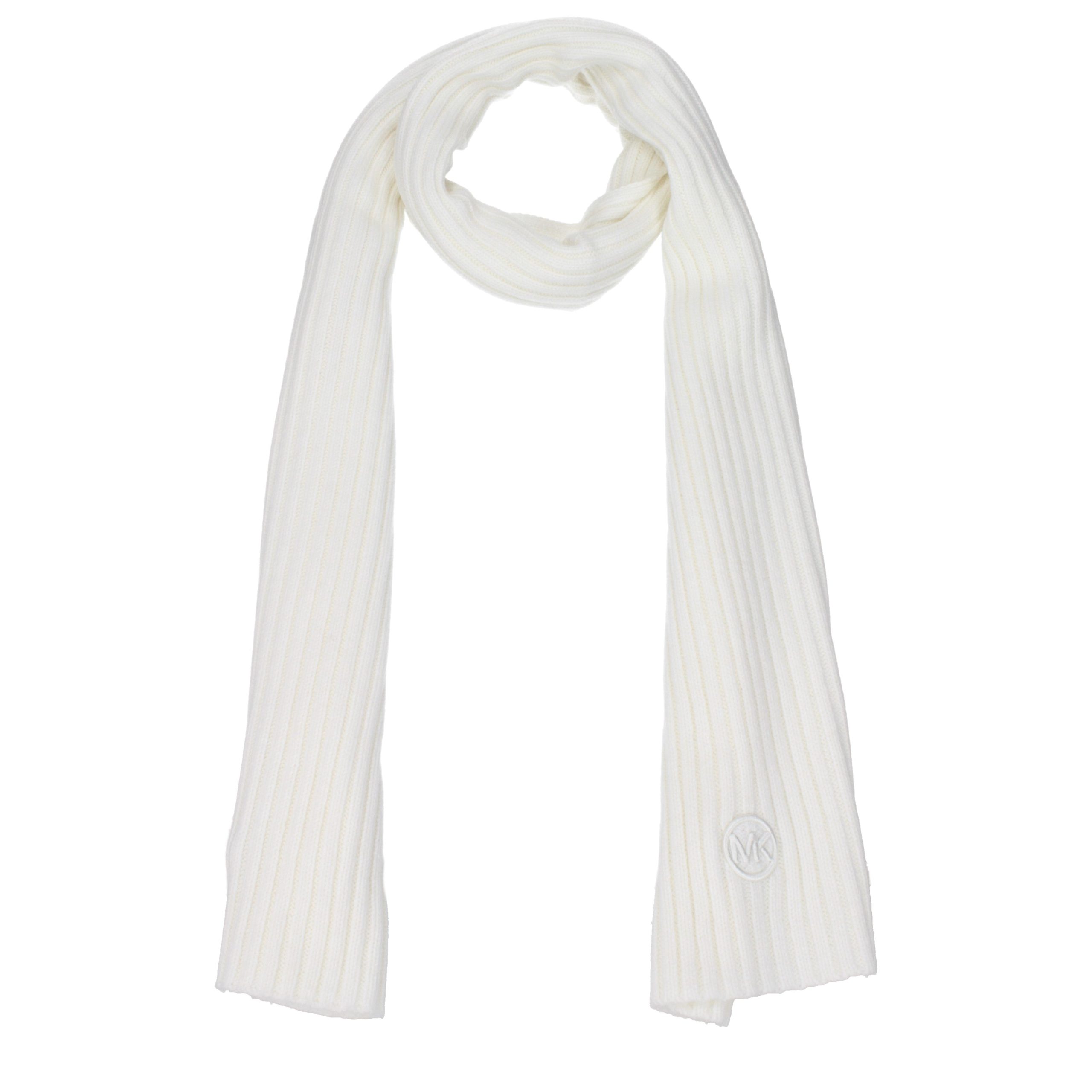 White Polyester Scarf
