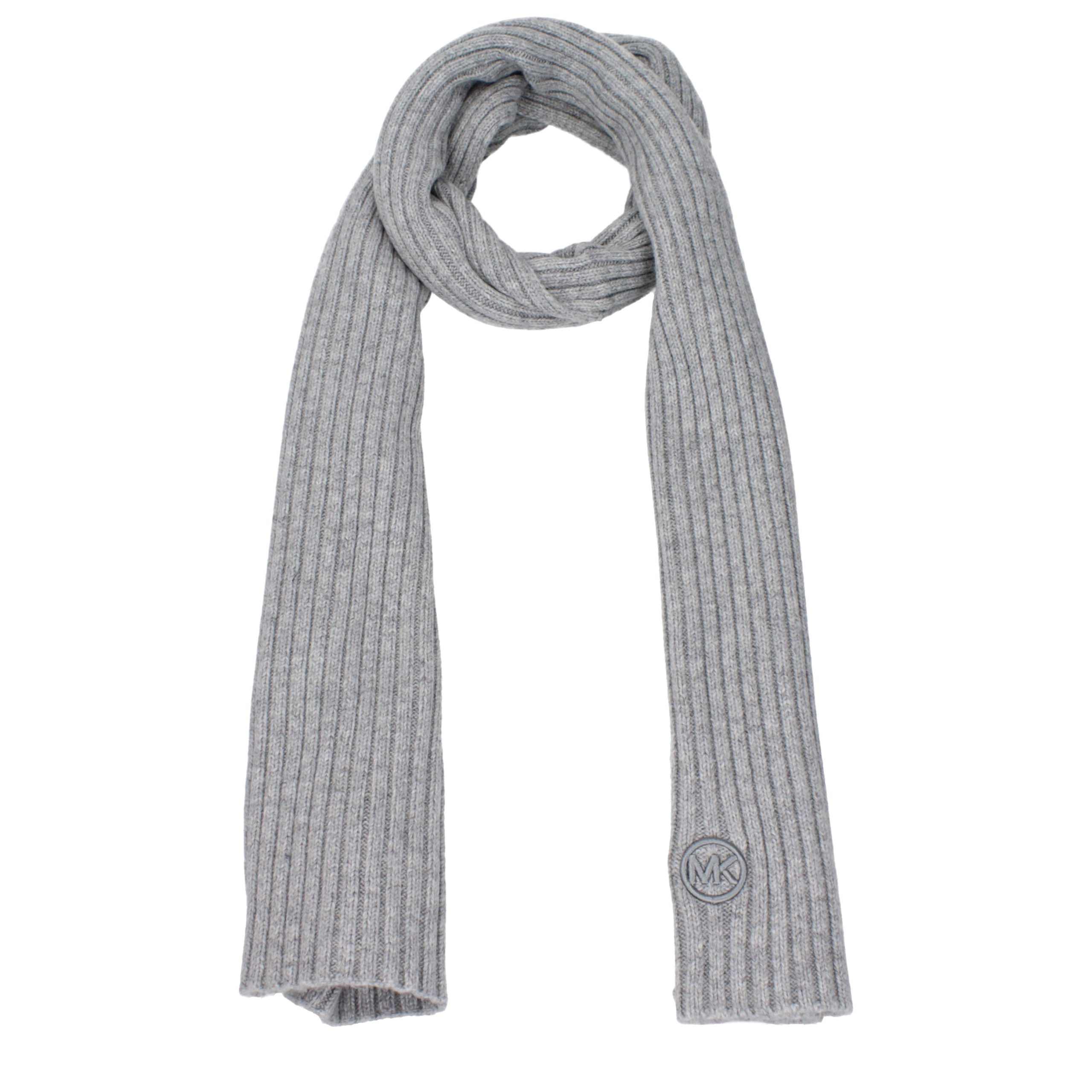 Gray Polyester Scarf