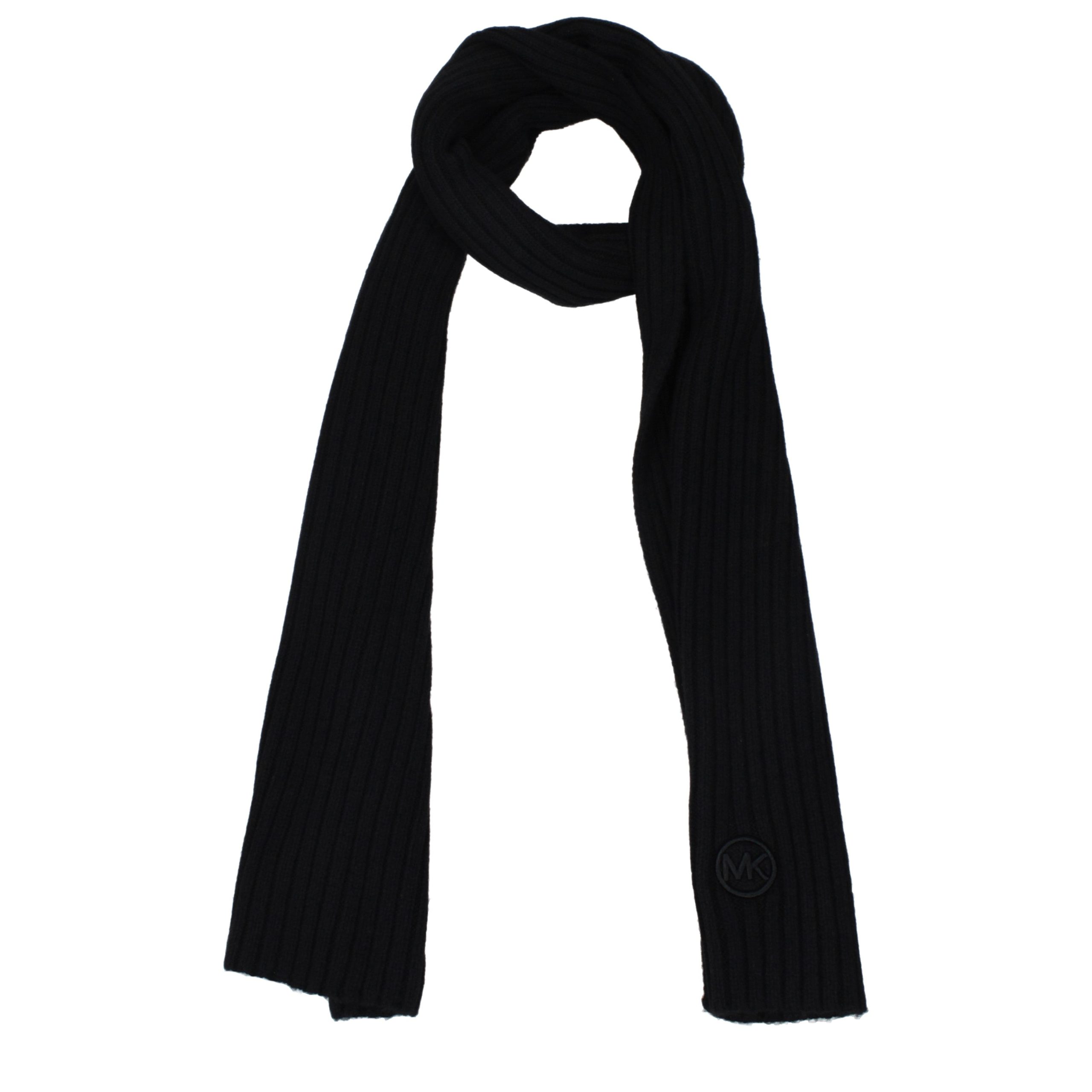 Black Polyester Scarf