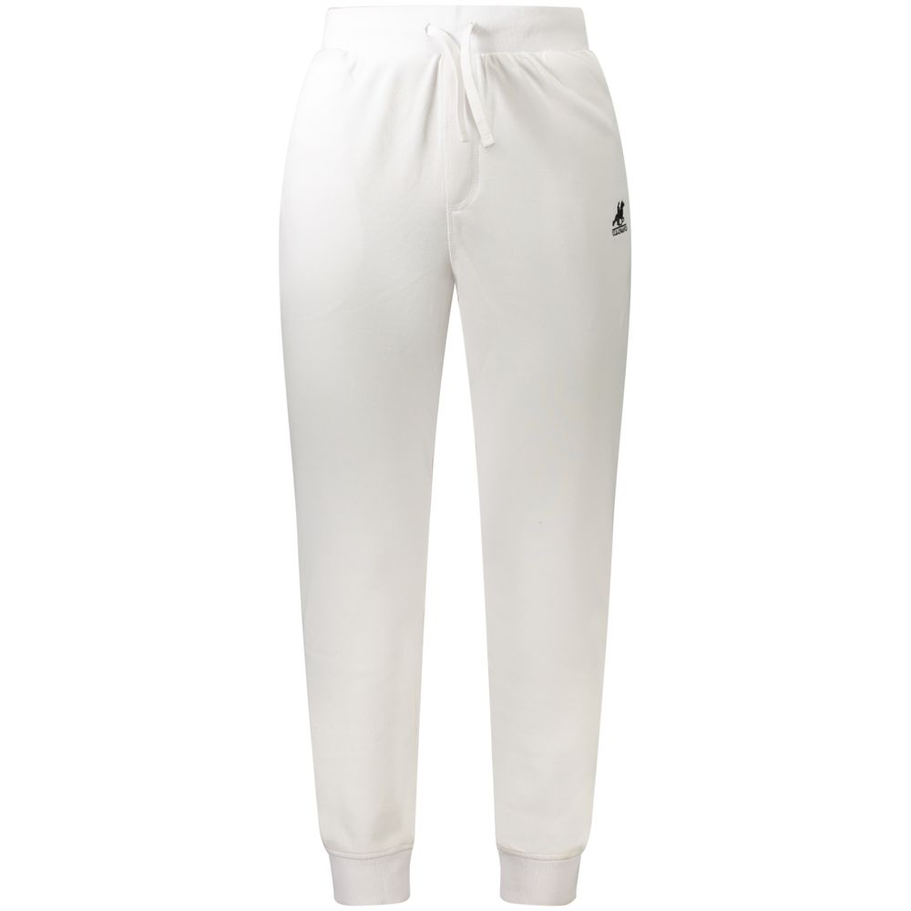 White Cotton Men's Sweatpant