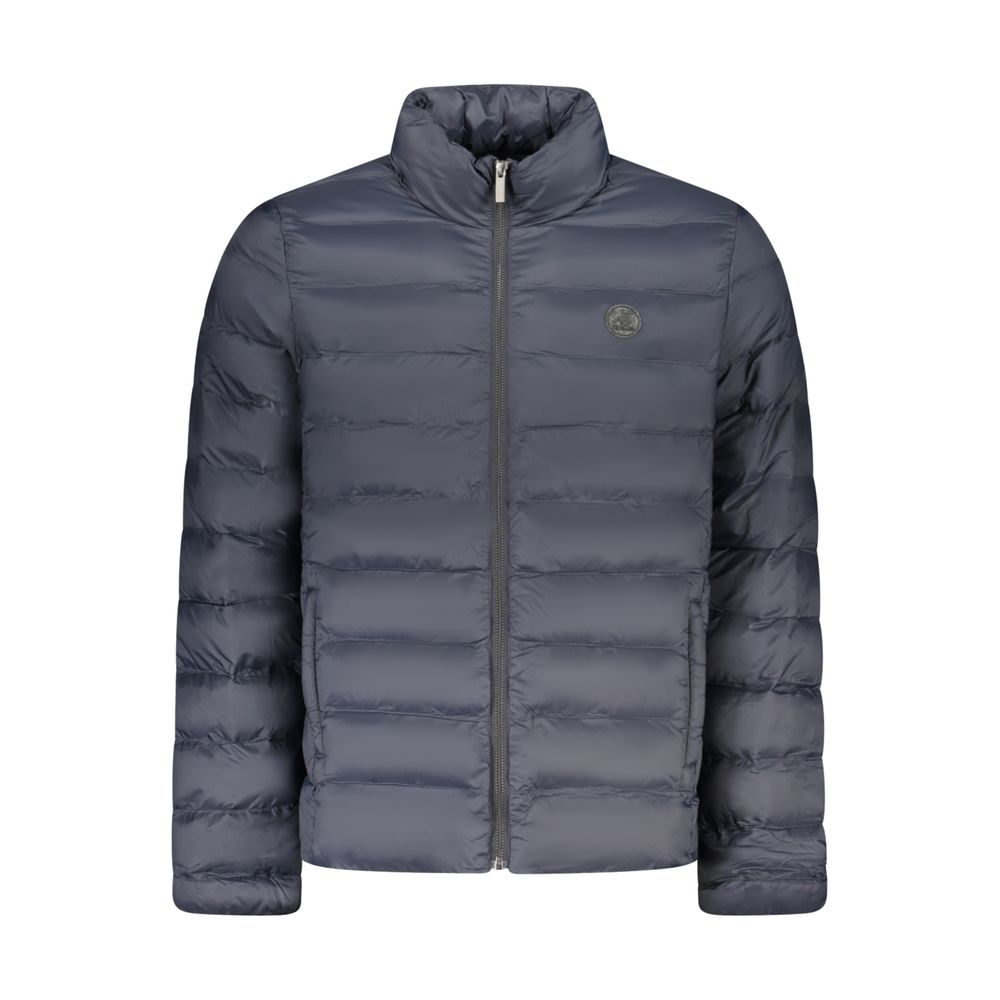 Blue Polyester Mens Jacket