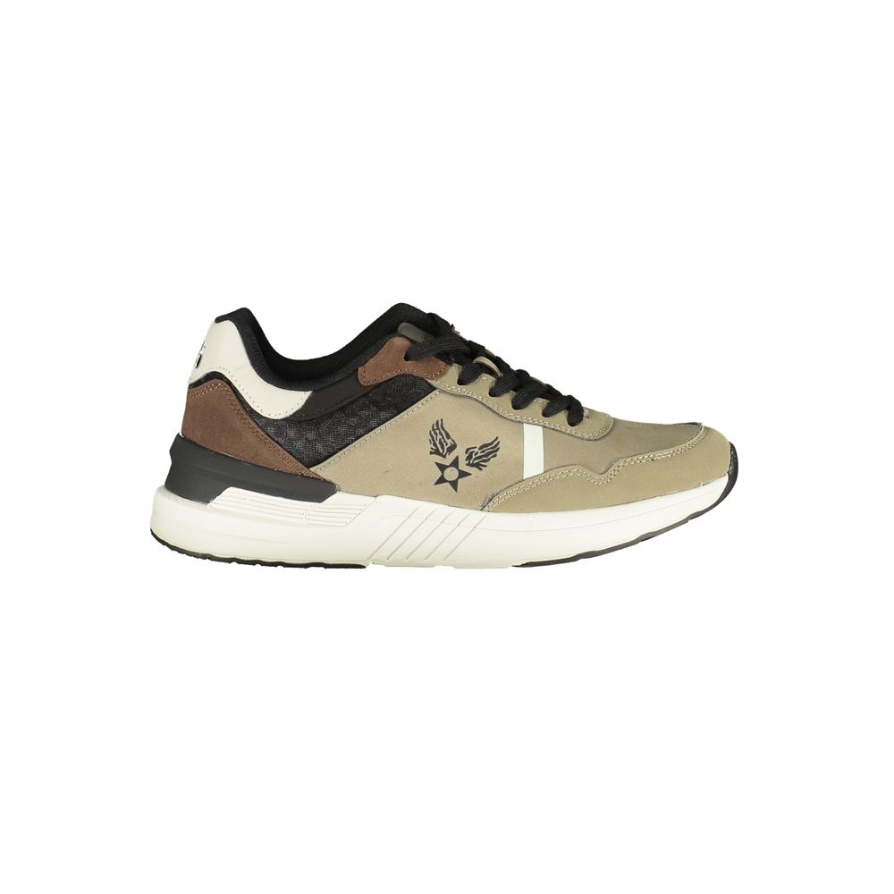 Verde Poliestere Men Sneaker