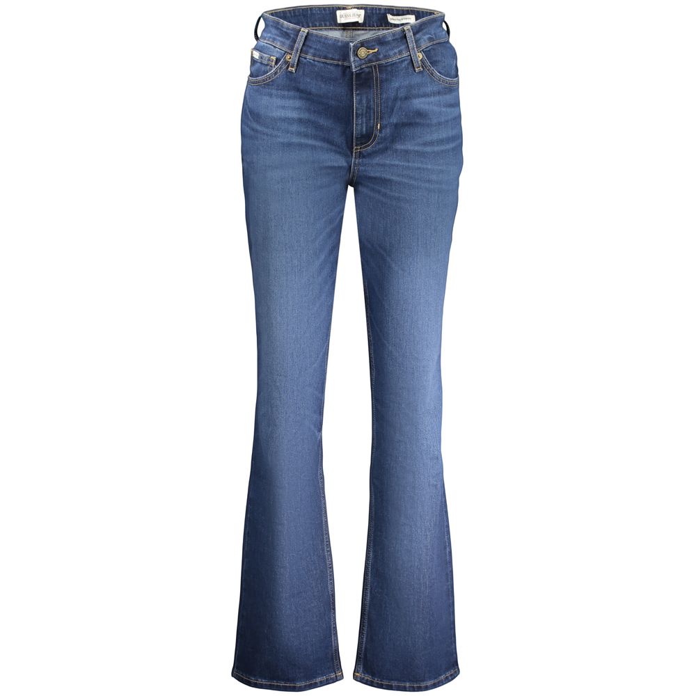 Blu Cotton Women Jeans