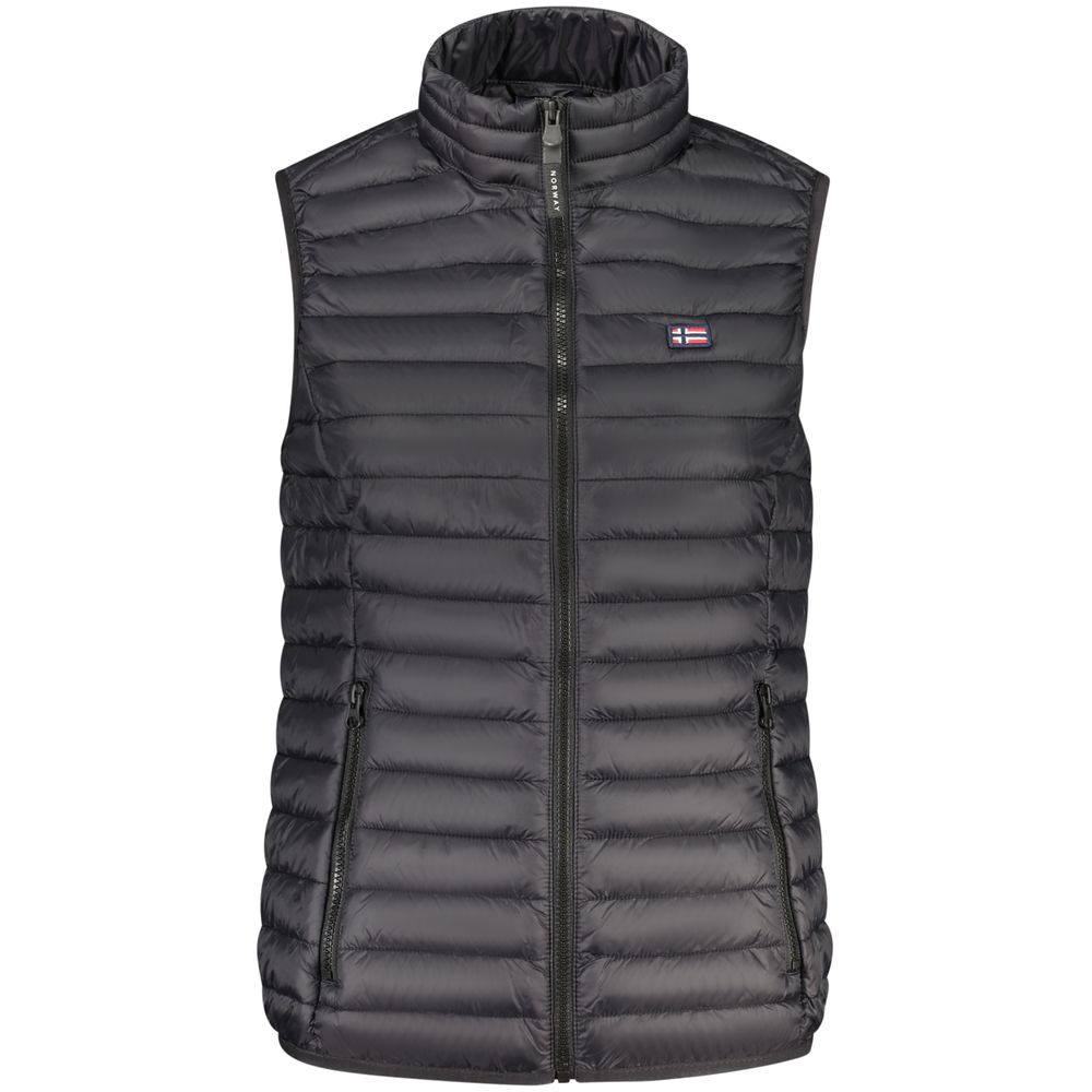 Black Poliammide Women Vest