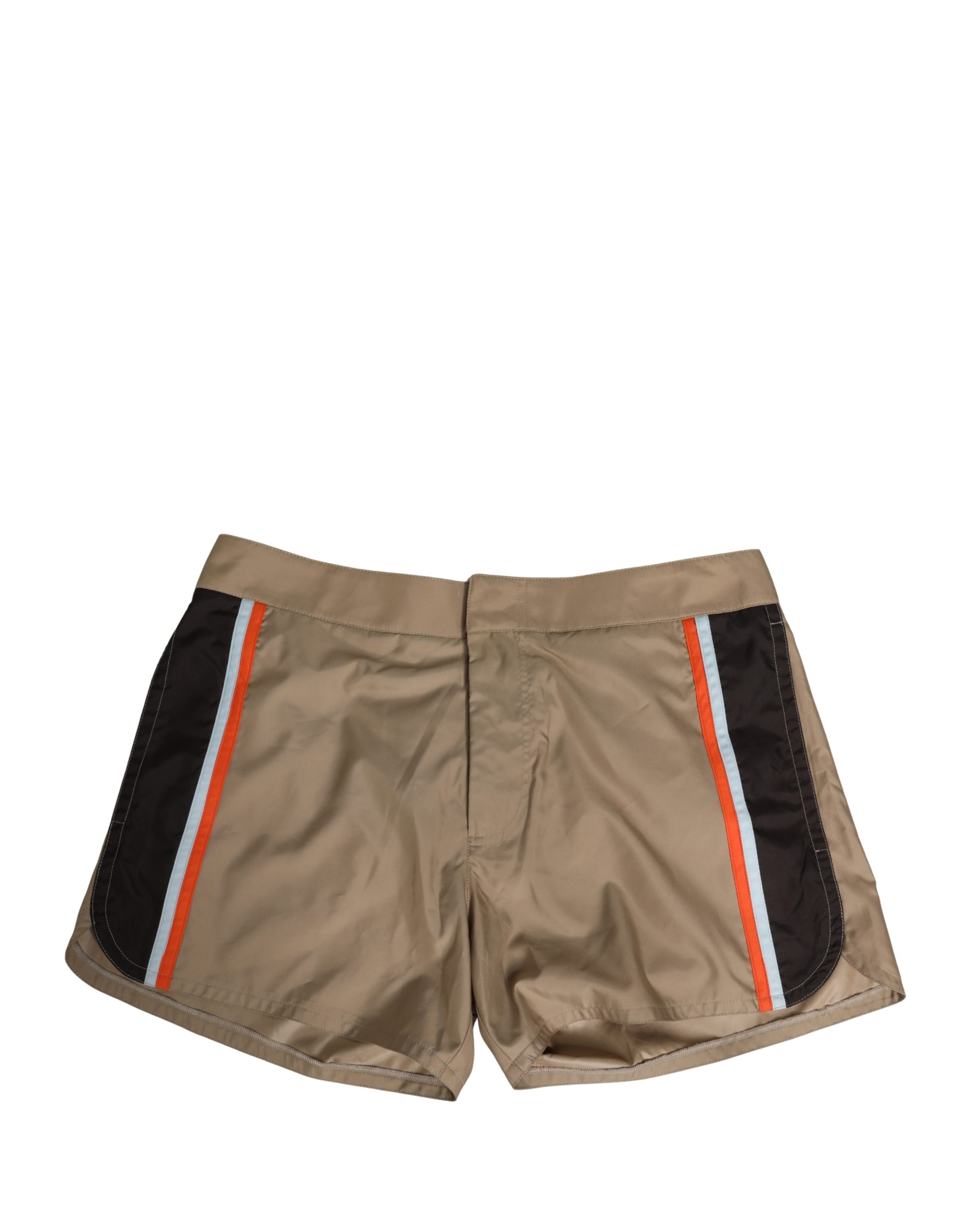 Brown Cotton Blend Mid Length Boxer Underwear