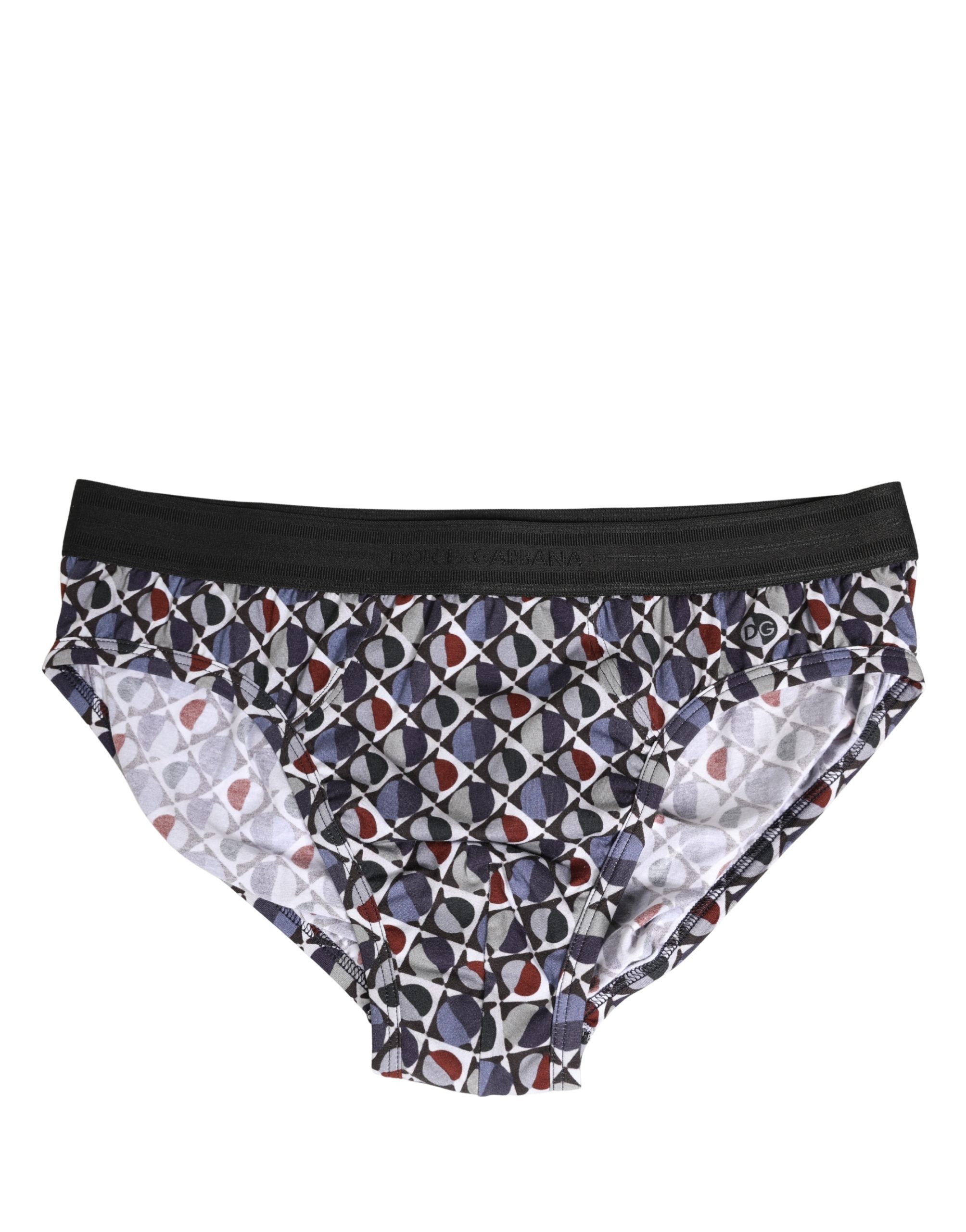 Multicolor Patterned Men Midi Brief Underwear