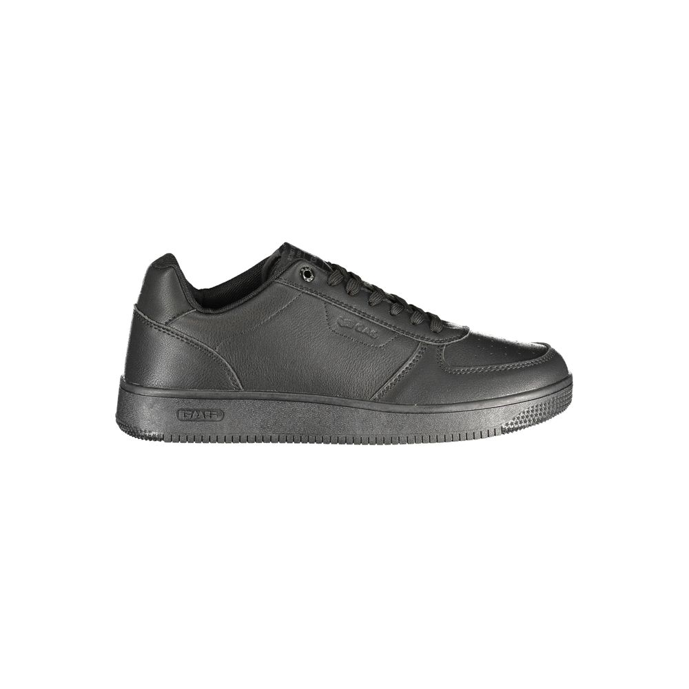 Black Polyurethane Men's Sneaker