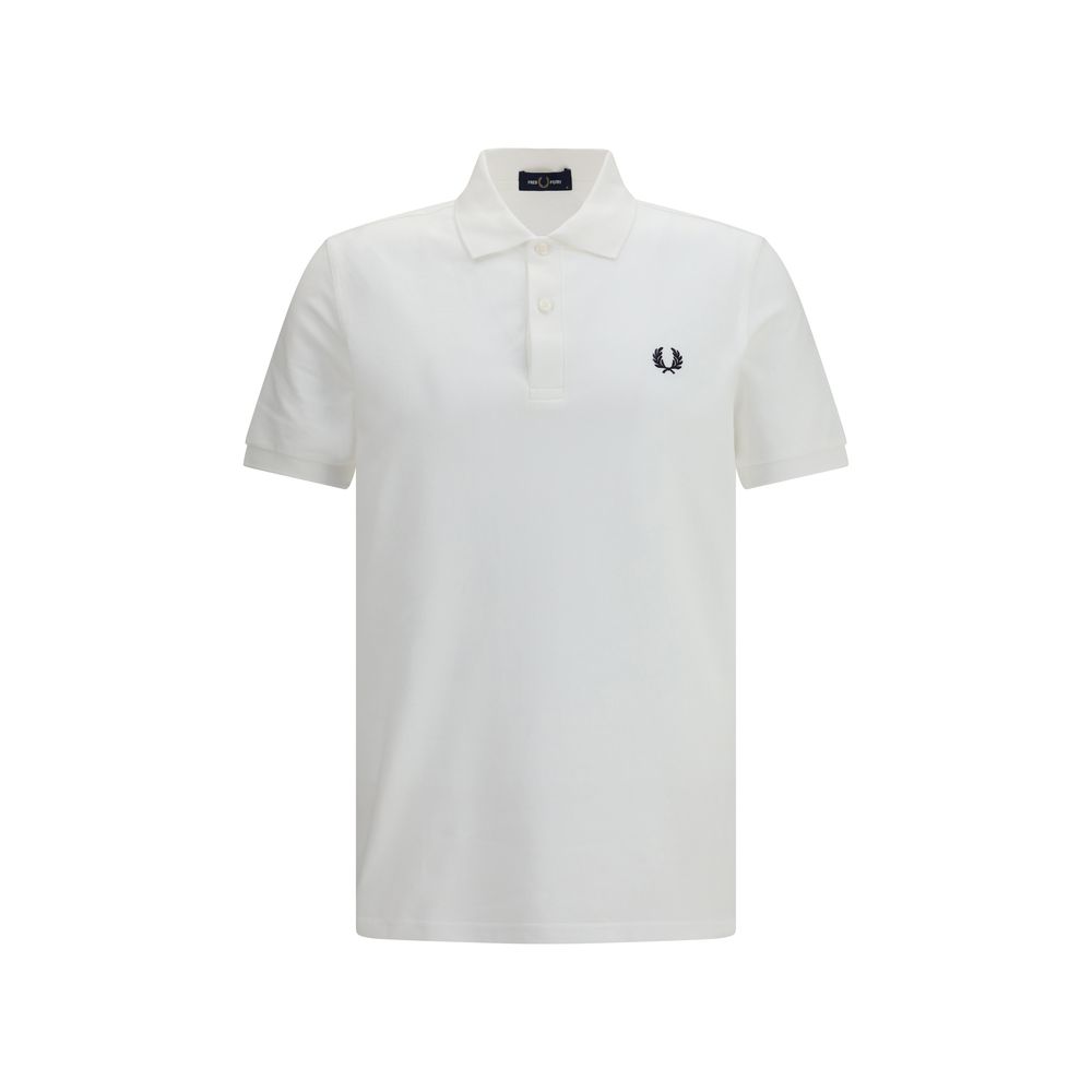 White Cotton Polo Shirt