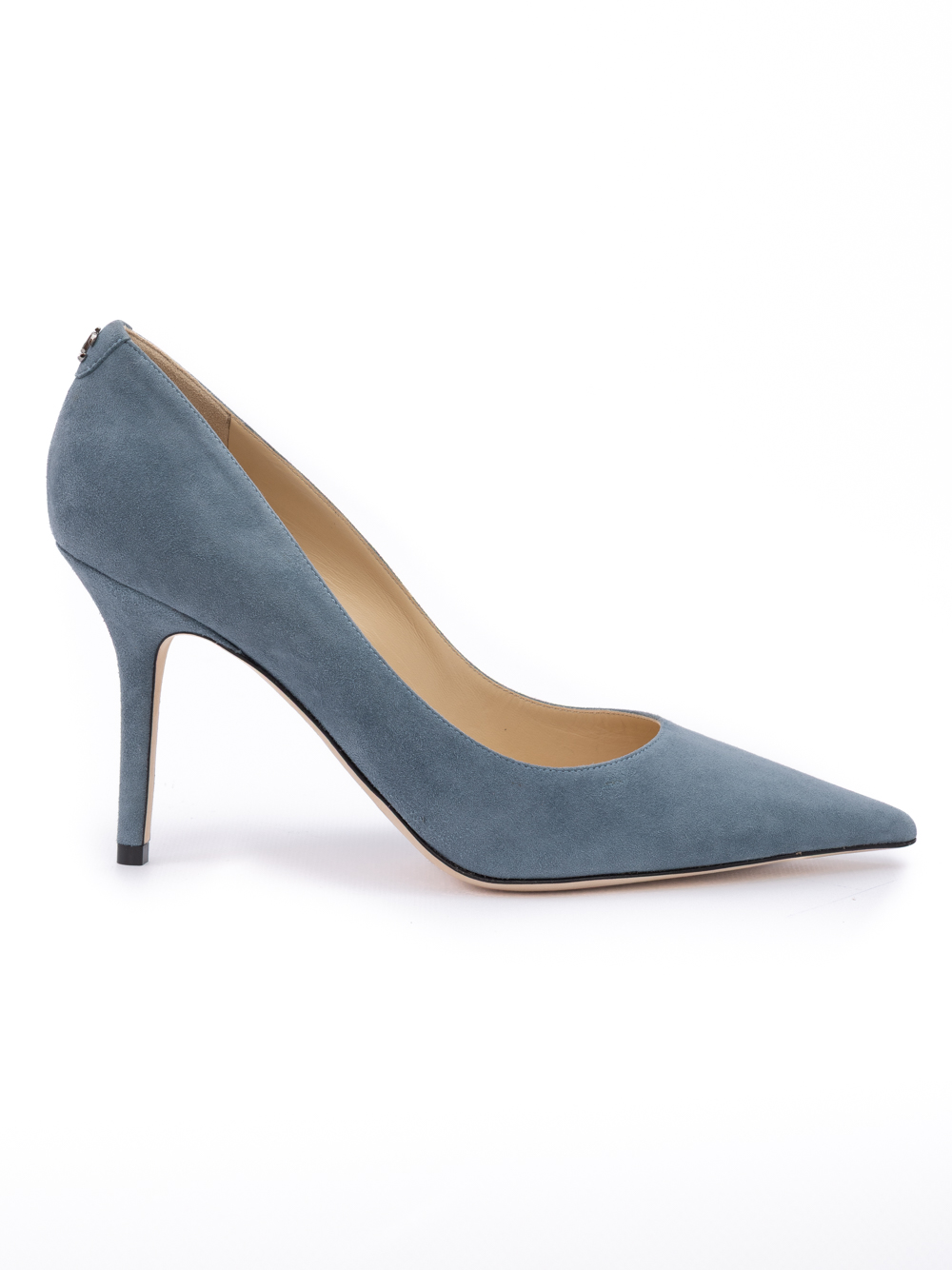 Dusk Blue Suede Agnes Pumps
