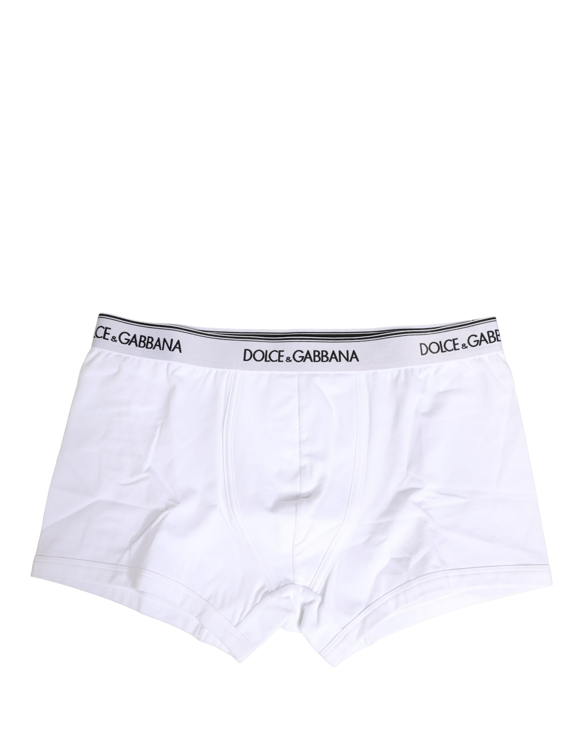 White Logo Waistband Cotton Boxer Underwear