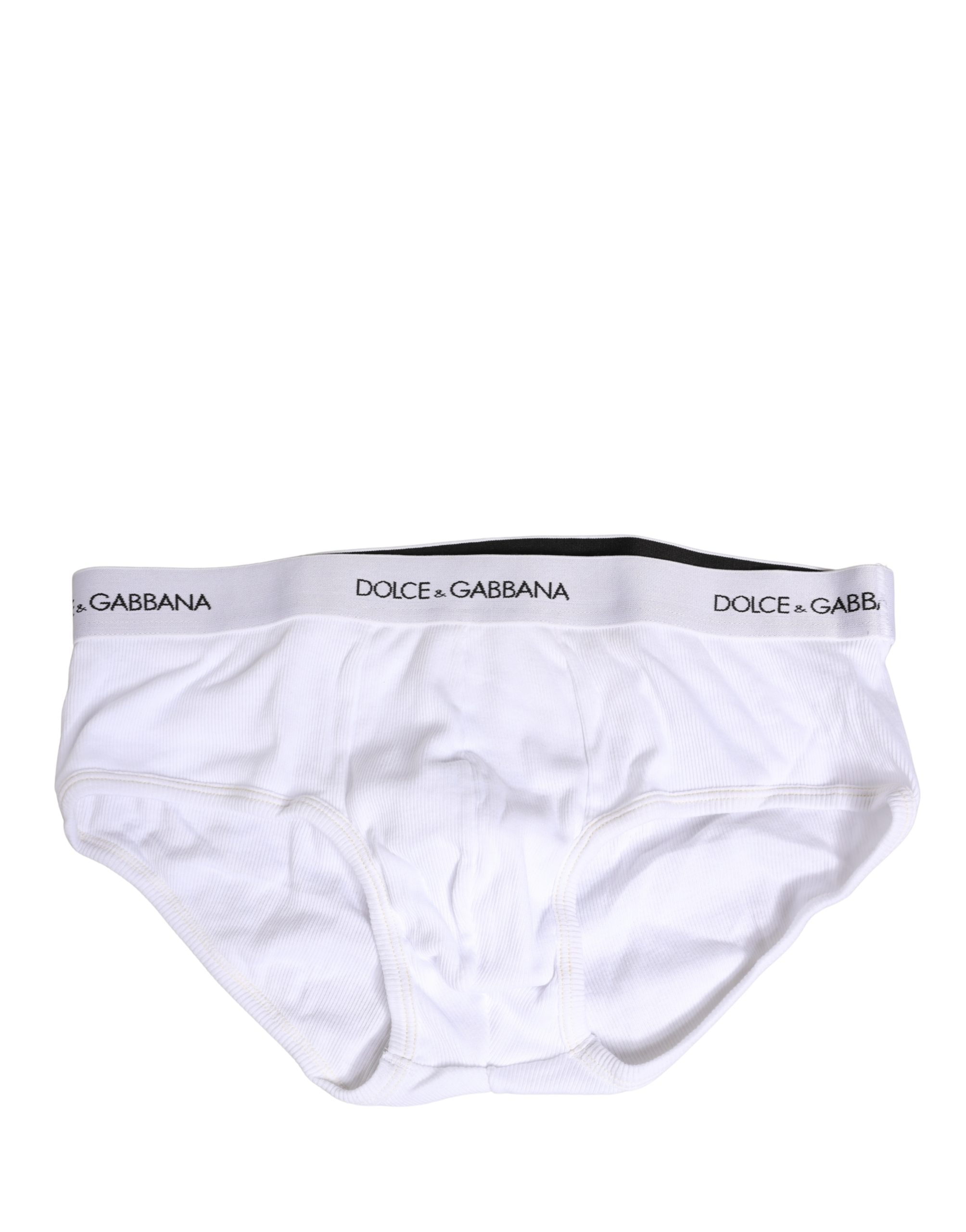 White Logo Waistband Men Brando Brief Underwear