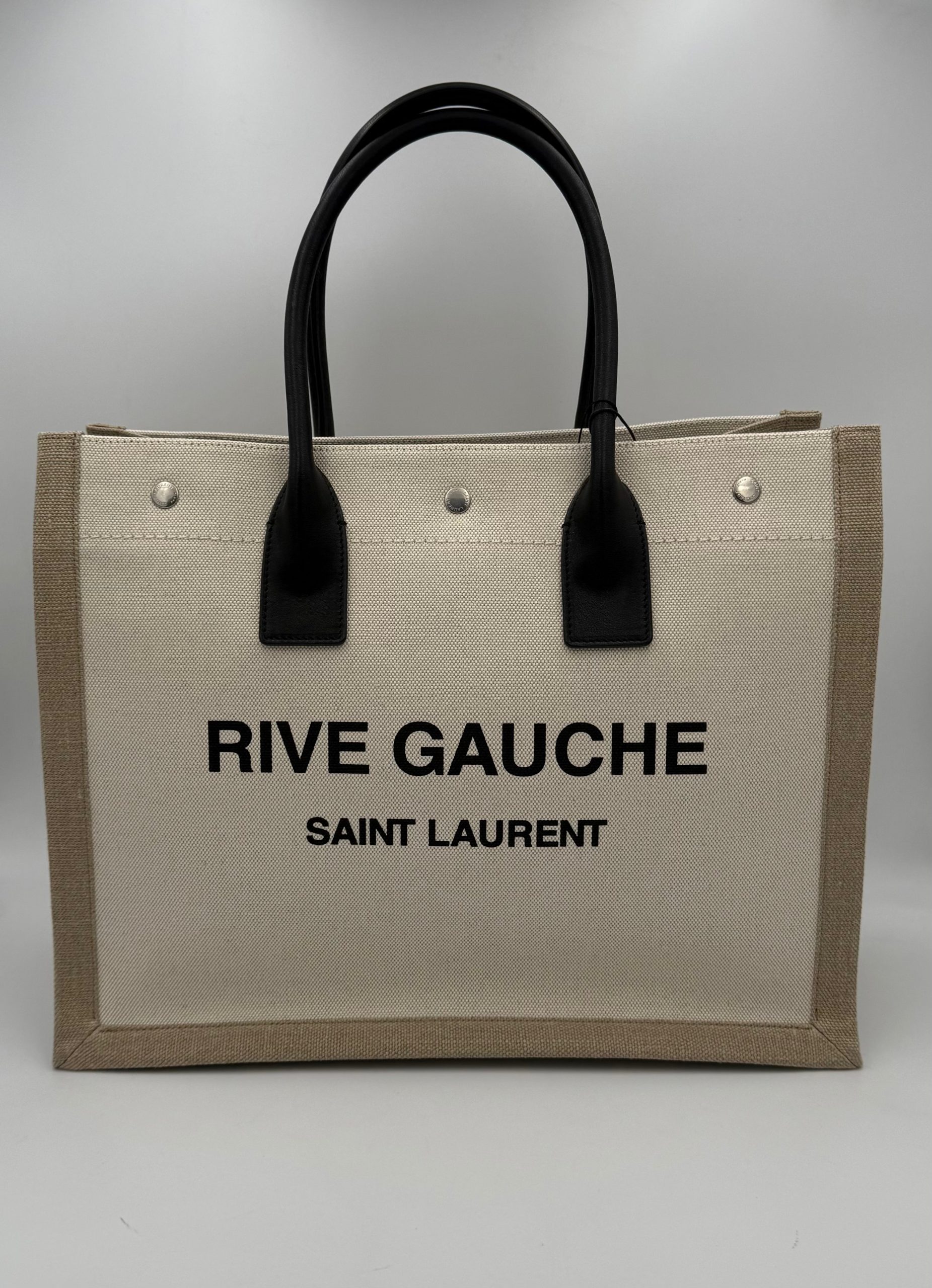 SAINT LAURENT Rive Gauche Medium Tote Bag